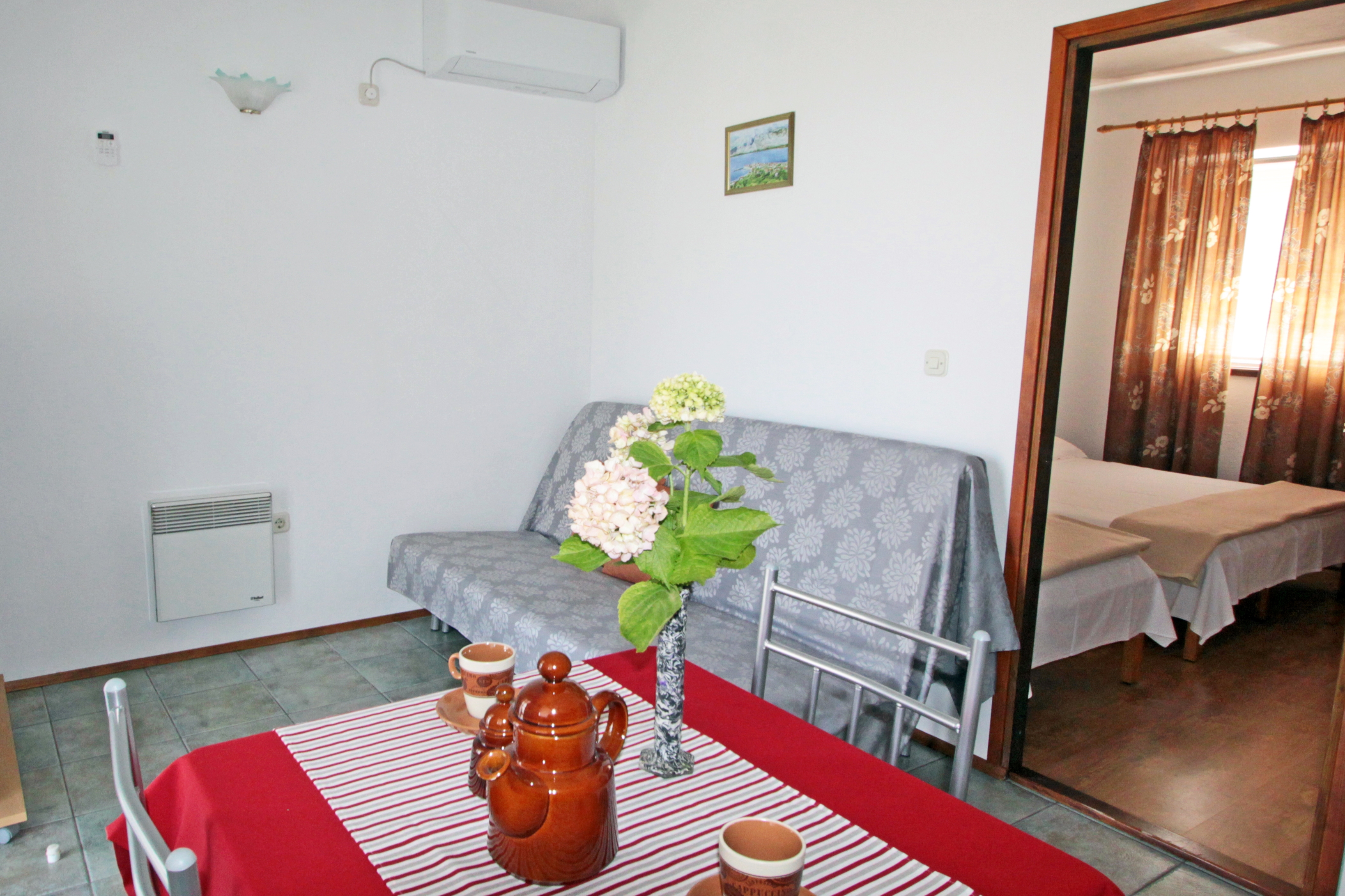 One bedroom apartment with balcony Vinjerac, Zadar (A-5824-d)