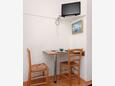 Dining room Nin, Dining room in the studio-apartment, dopusteni kucni ljubimci.