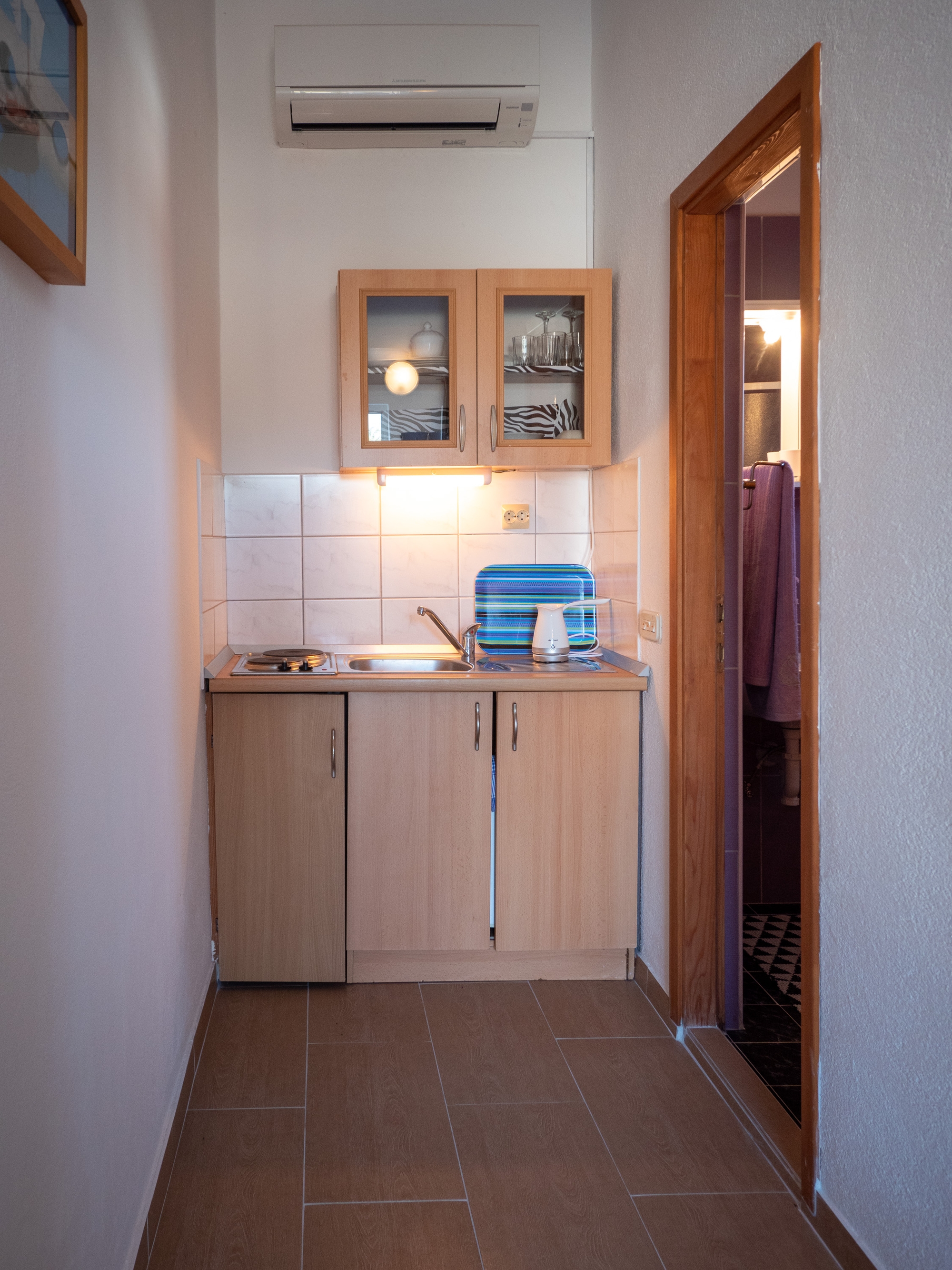 Studio flat with terrace Nin, Zadar  AS-b