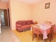 Dining room Vrsi - Mulo, Dining room in the apartment, (pet friendly) and WiFi.