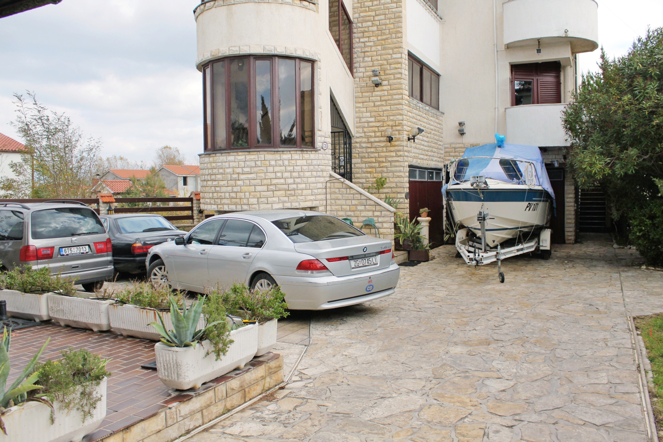 Dvosobni apartman s balkonom i pogledom na more Nin, Zadar  A-b