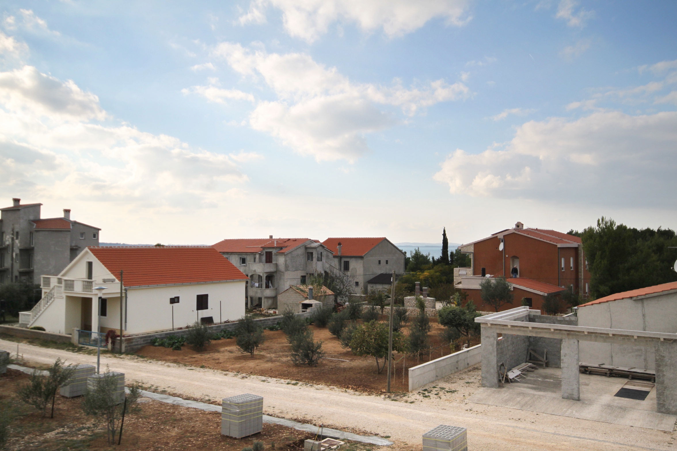 One bedroom apartment with terrace and sea view Vrsi - Mulo, Zadar  A-b