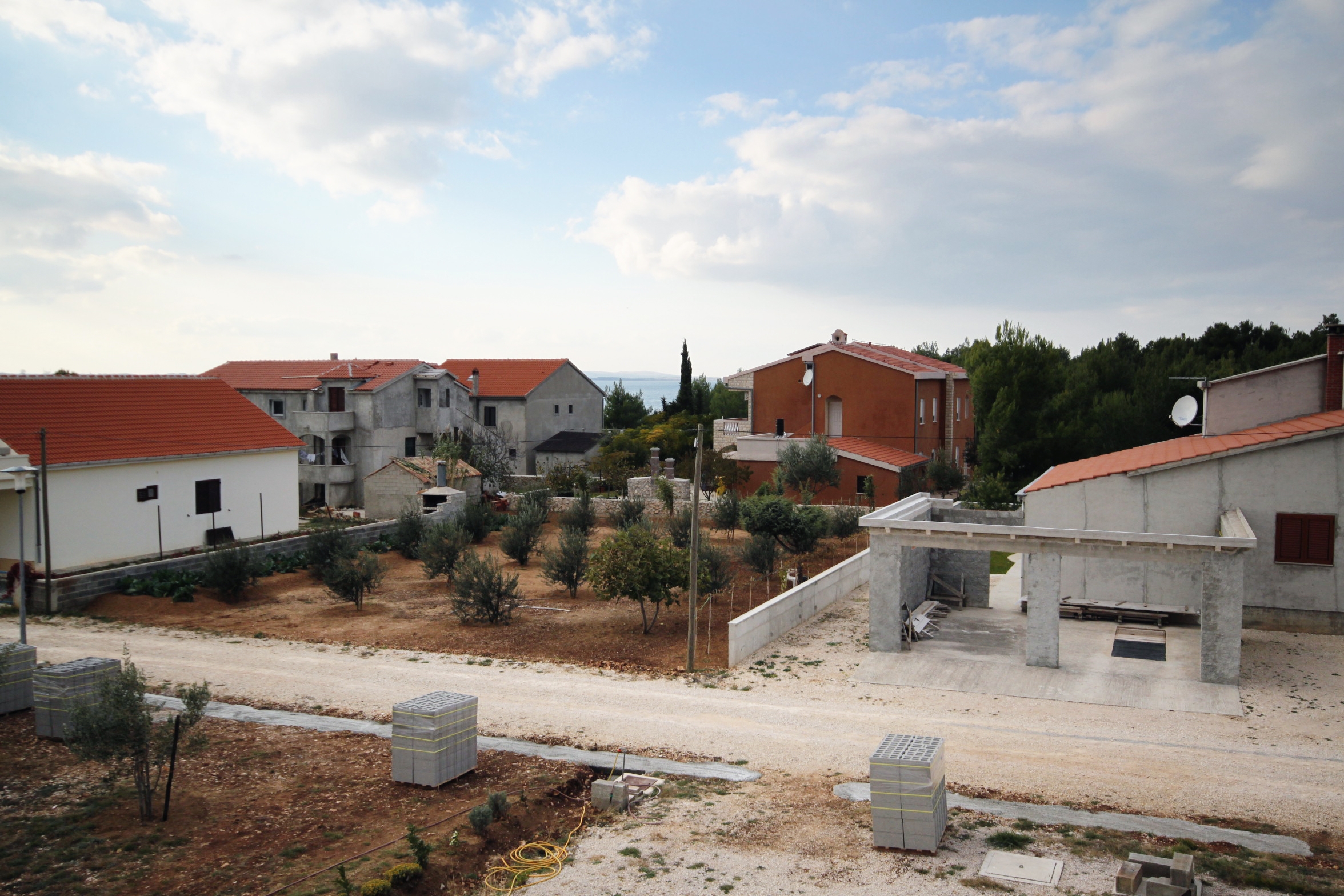 One bedroom apartment with terrace and sea view Vrsi - Mulo, Zadar  A-b