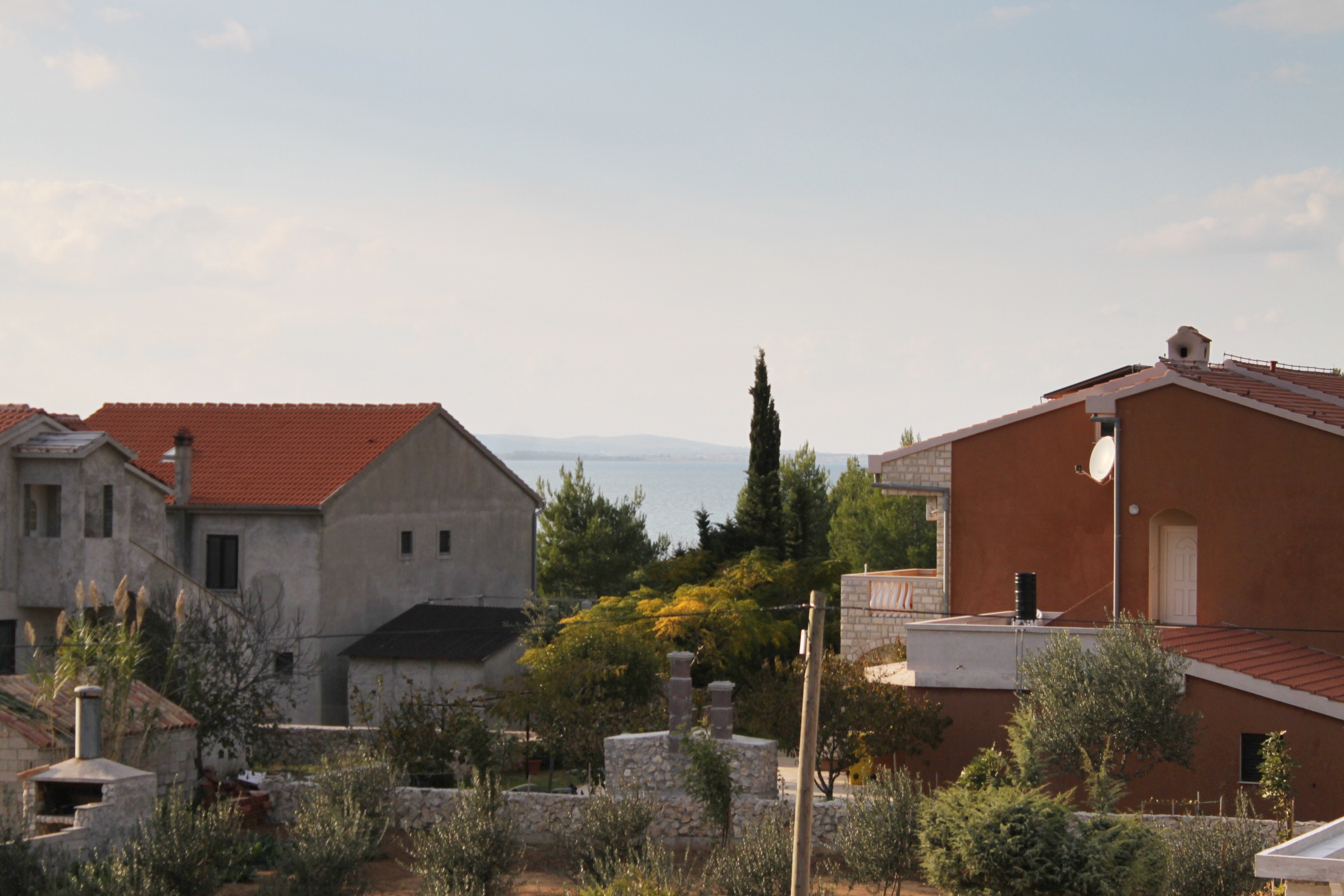 One bedroom apartment with terrace and sea view Vrsi - Mulo, Zadar  A-b