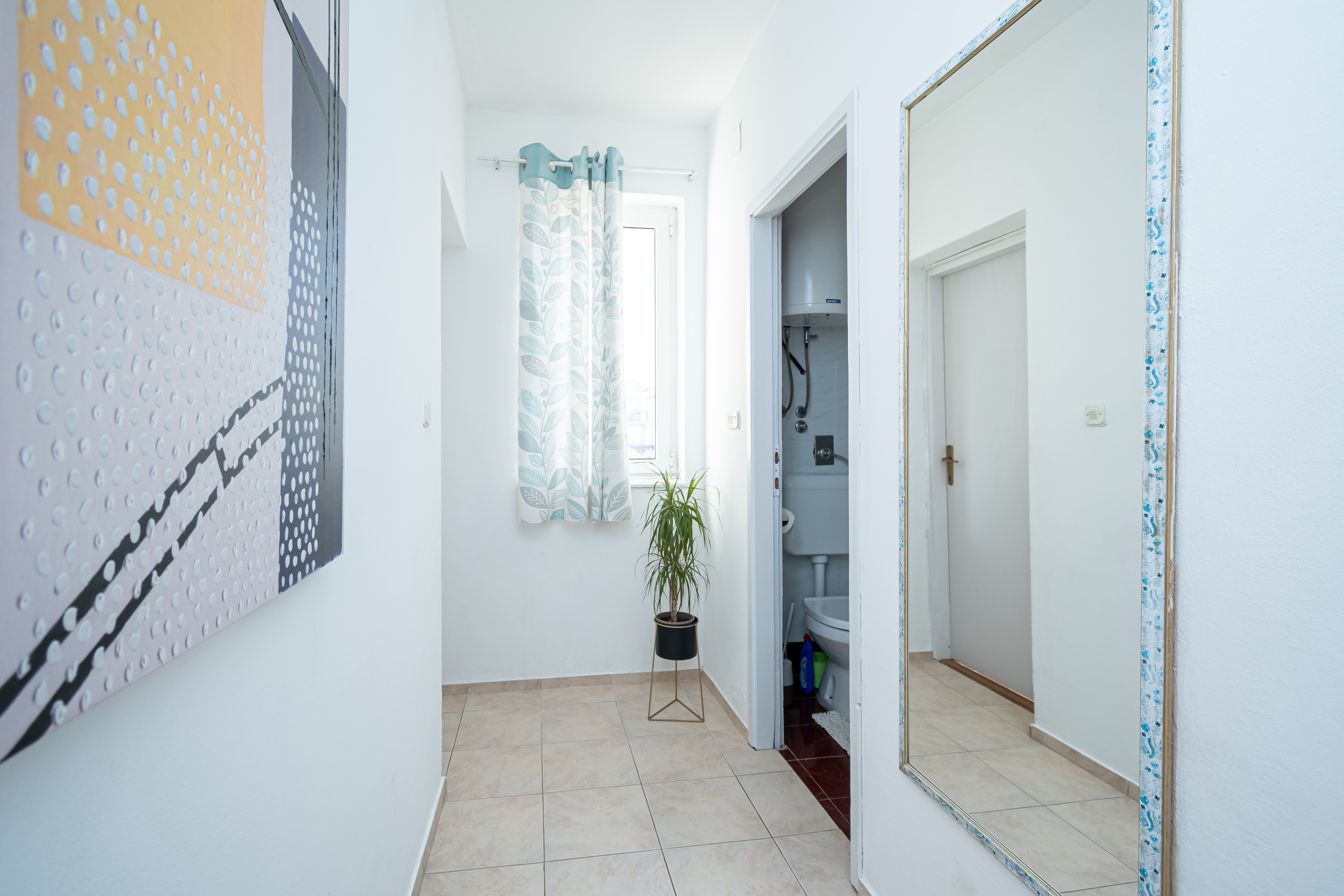 One bedroom apartment with terrace and sea view Sukošan, Zadar  A-b