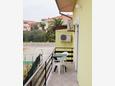 Balkón 2 Zadar - Diklo, Balkón 2 v ubytovacej jednotke apartment, s výhľadom na more a WiFi.