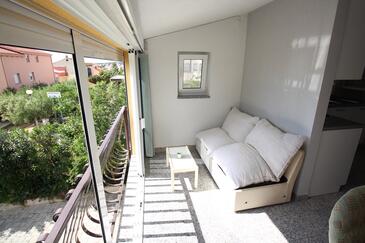 Zadar - Diklo, Obývací pokoj v ubytování typu apartment, WiFi.
