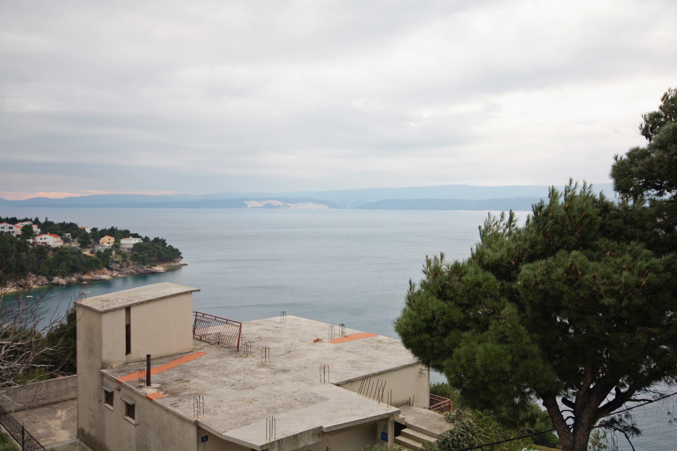One bedroom apartment with balcony and sea view Nemira, Omiš  A-c