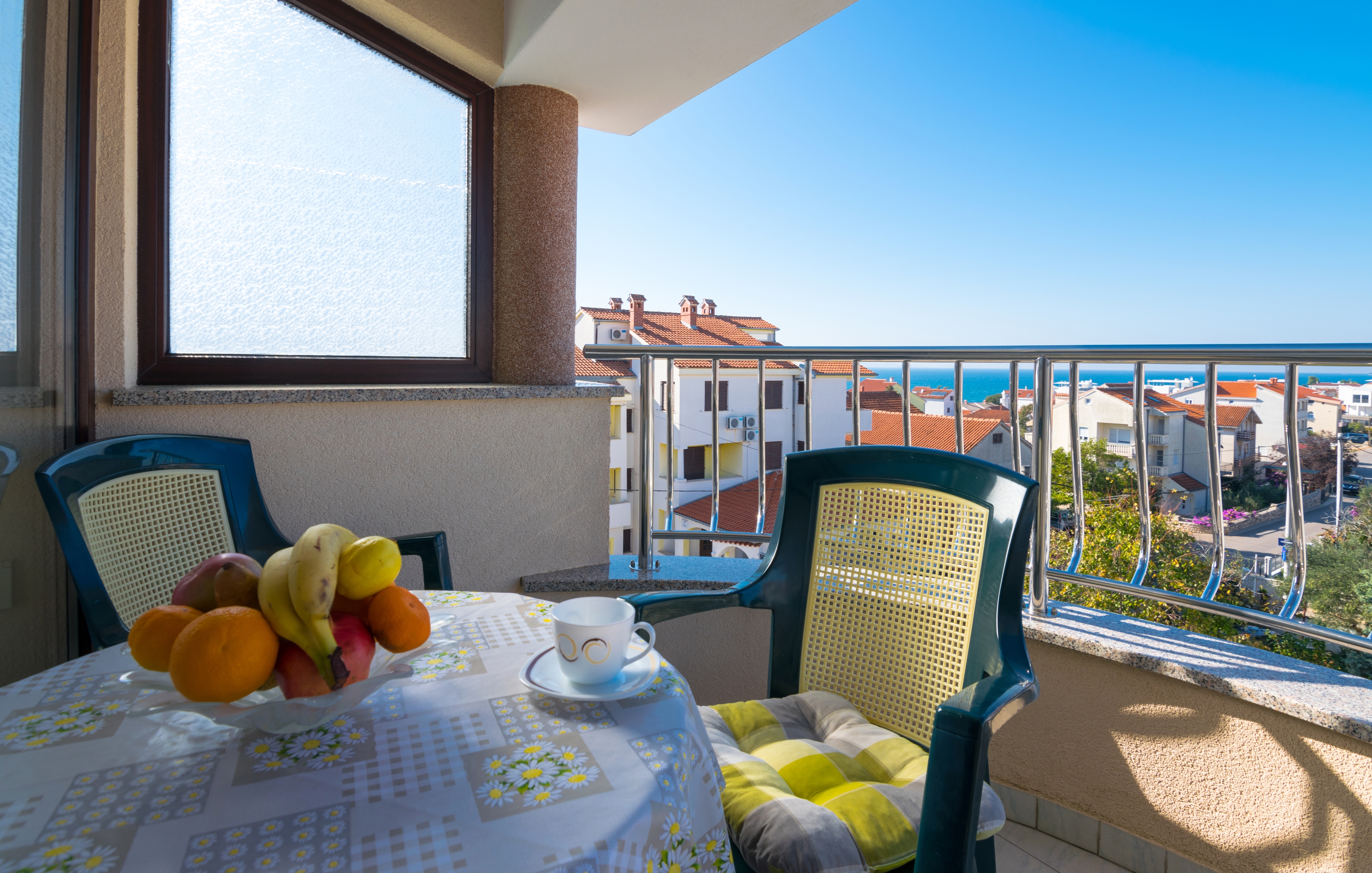 One bedroom apartment with terrace and sea view Zadar - Diklo, Zadar  A-c