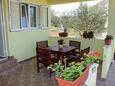 Terrace Drage, Terrace in the apartment, with a sea view, (pet friendly) and WiFi.