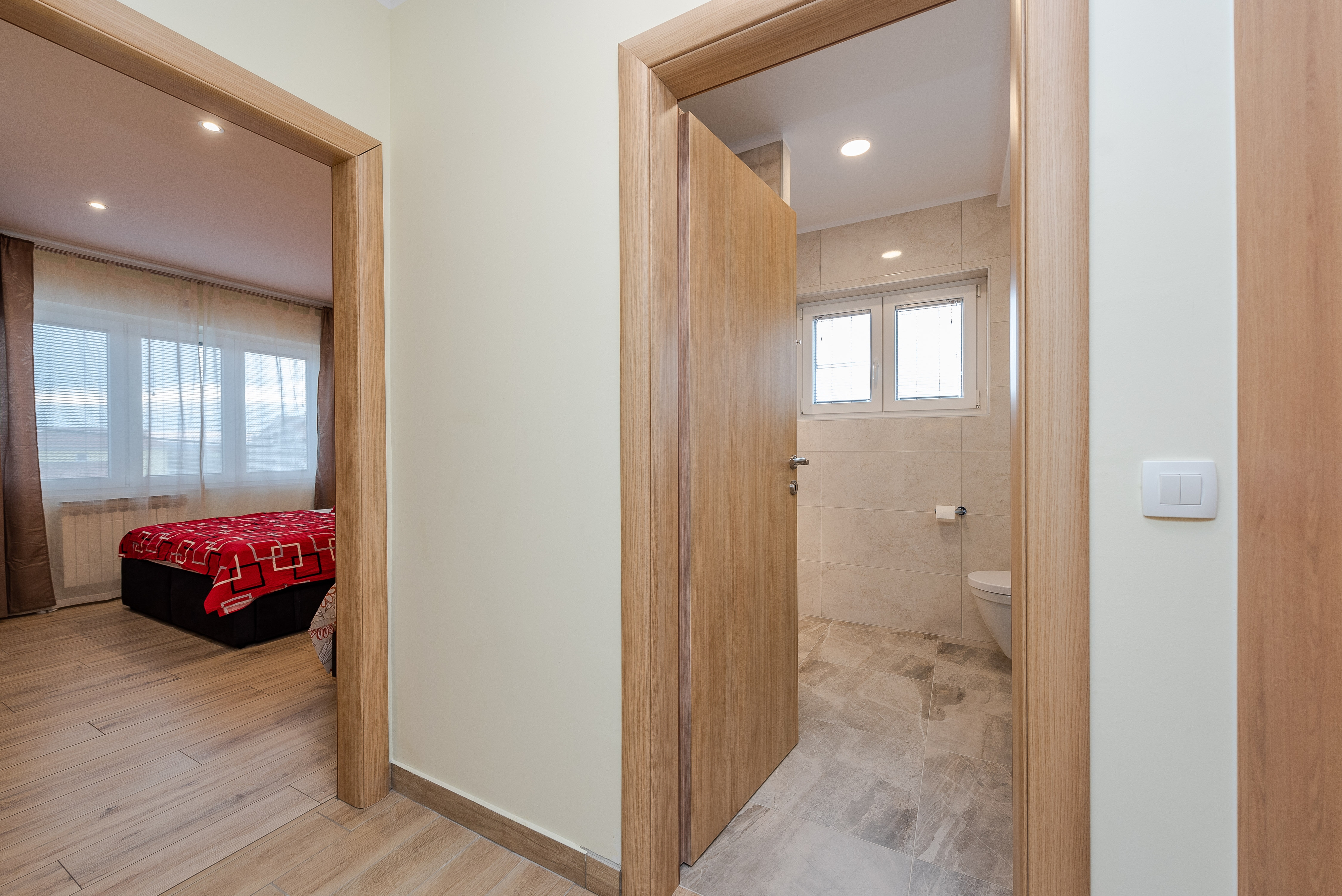 One bedroom apartment with terrace and sea view Sukošan, Zadar  A-e