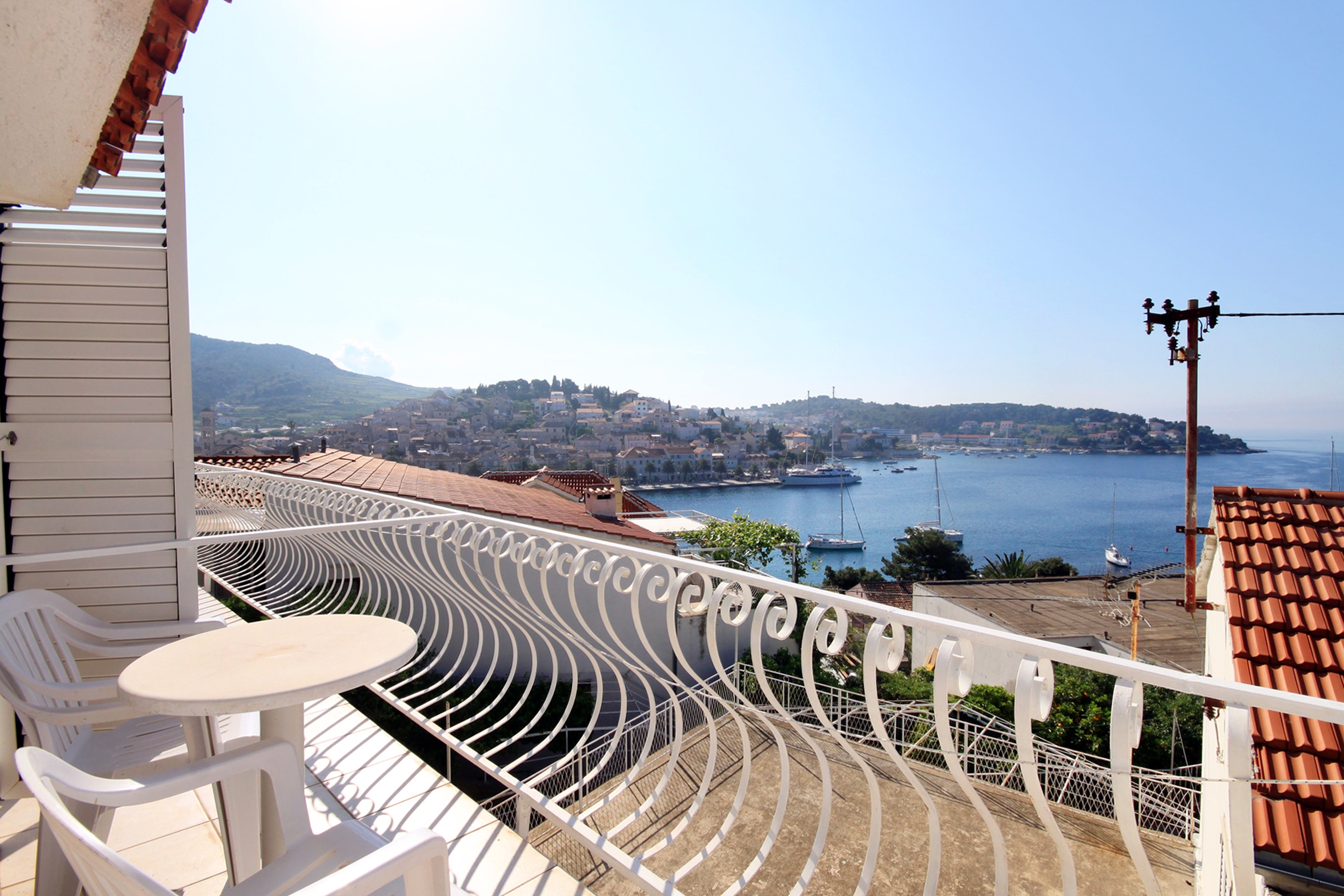 Studio flat with terrace and sea view Hvar  AS-a