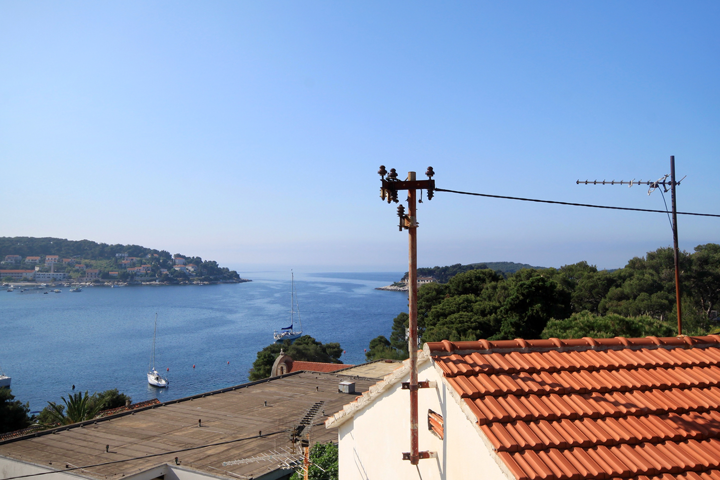 Studio flat with terrace and sea view Hvar  AS-a