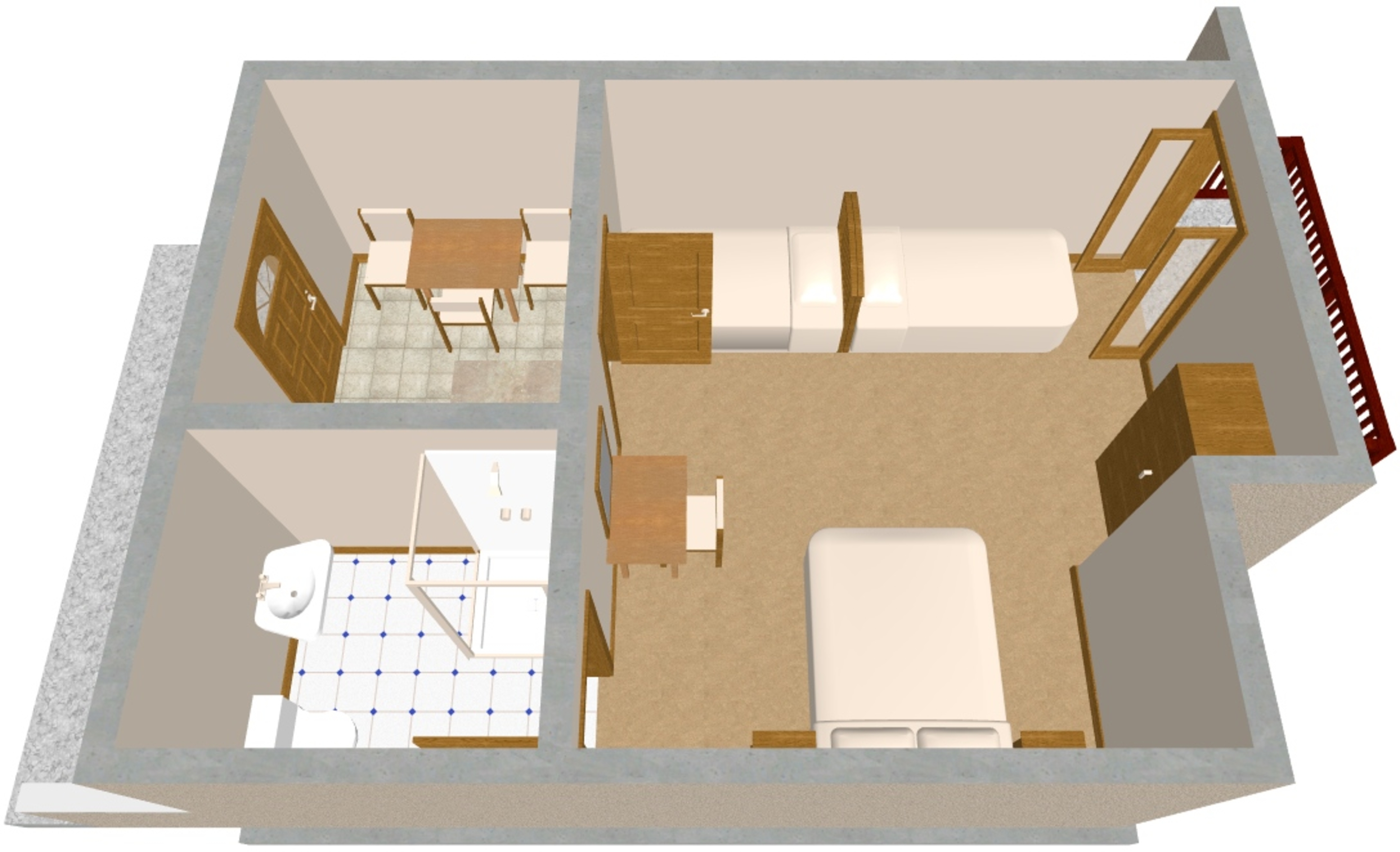Studio flat with terrace and sea view Hvar  AS-a