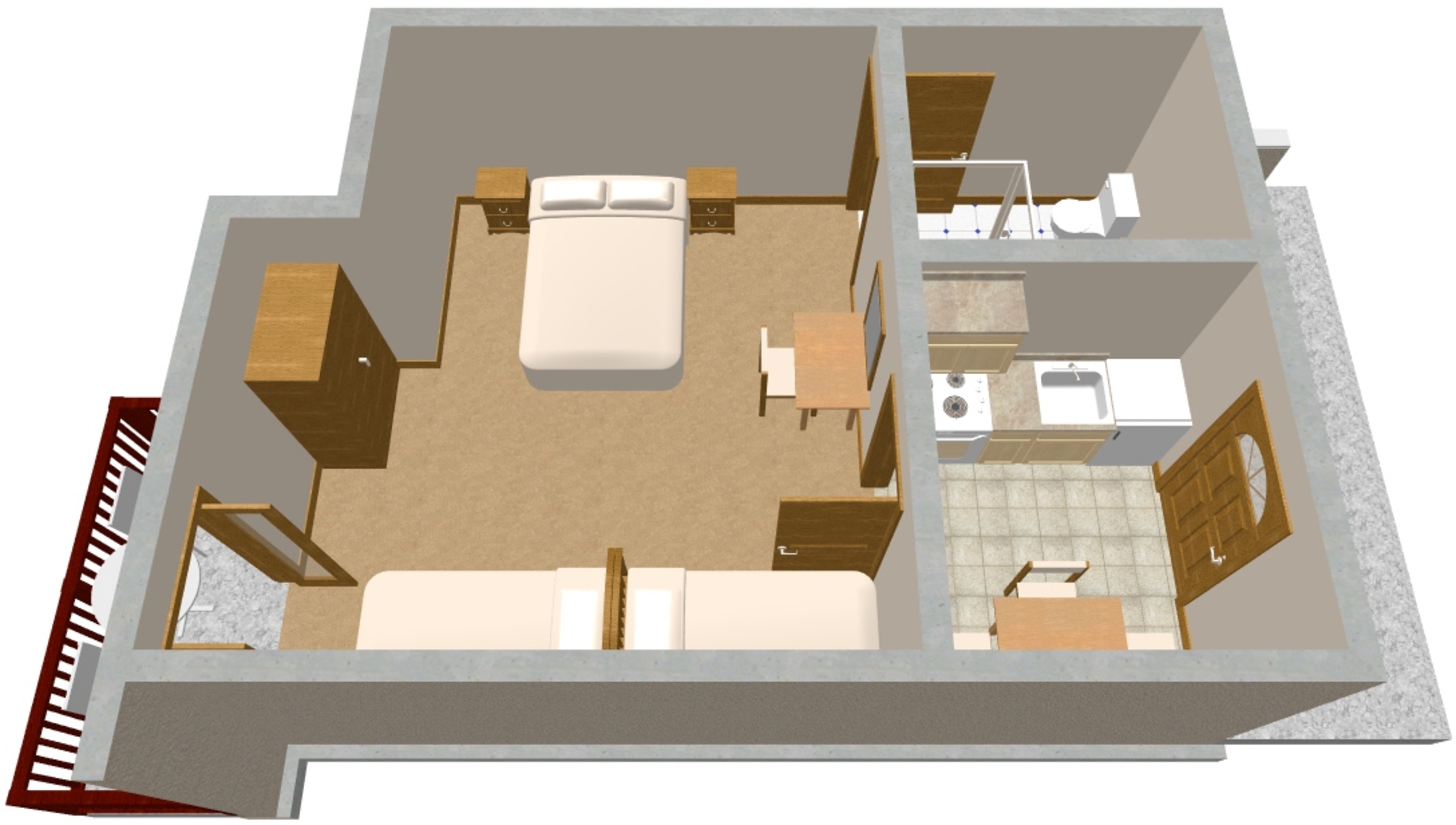 Studio flat with terrace and sea view Hvar  AS-a