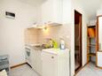 Kuchyně Hvar, Kuchyně v ubytování typu studio-apartment, domácí mazlíčci povoleni a WiFi.