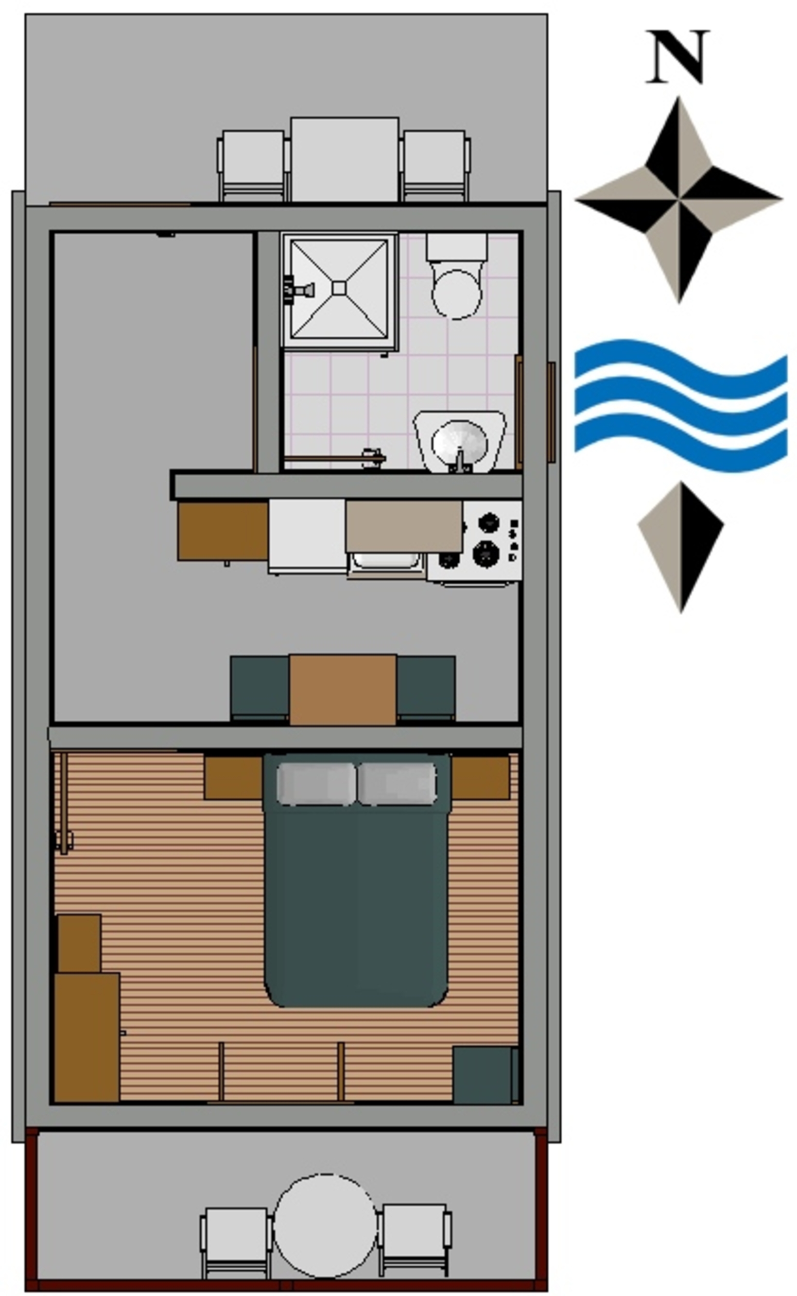 Studio flat with terrace and sea view Hvar  AS-c