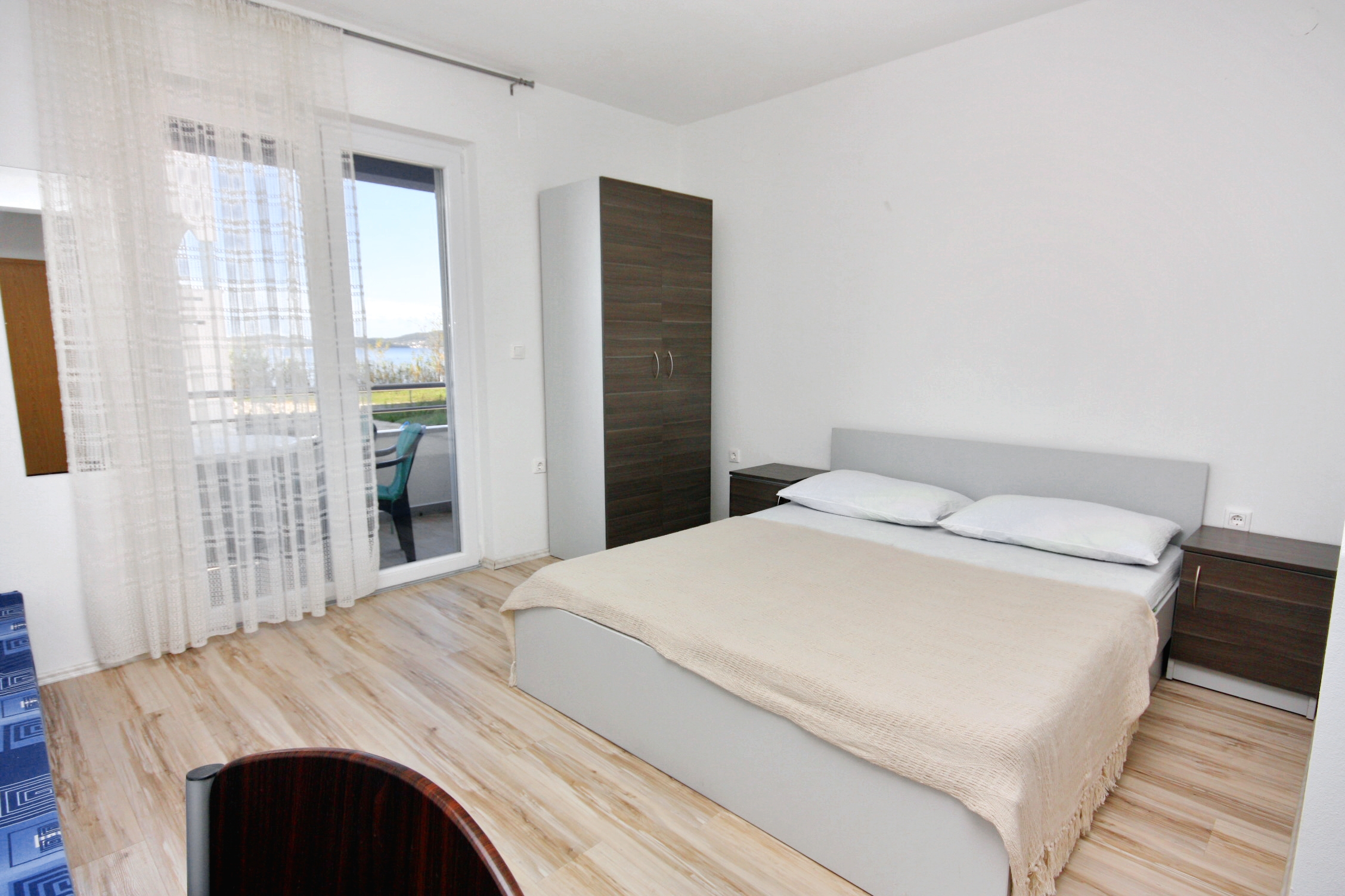 Studio flat with balcony and sea view Bibinje, Zadar (AS-5916-b)
