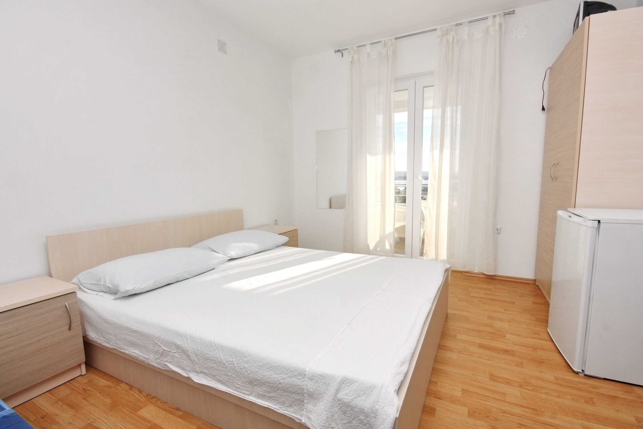 Studio flat with balcony and sea view Bibinje, Zadar (AS-5916-c)