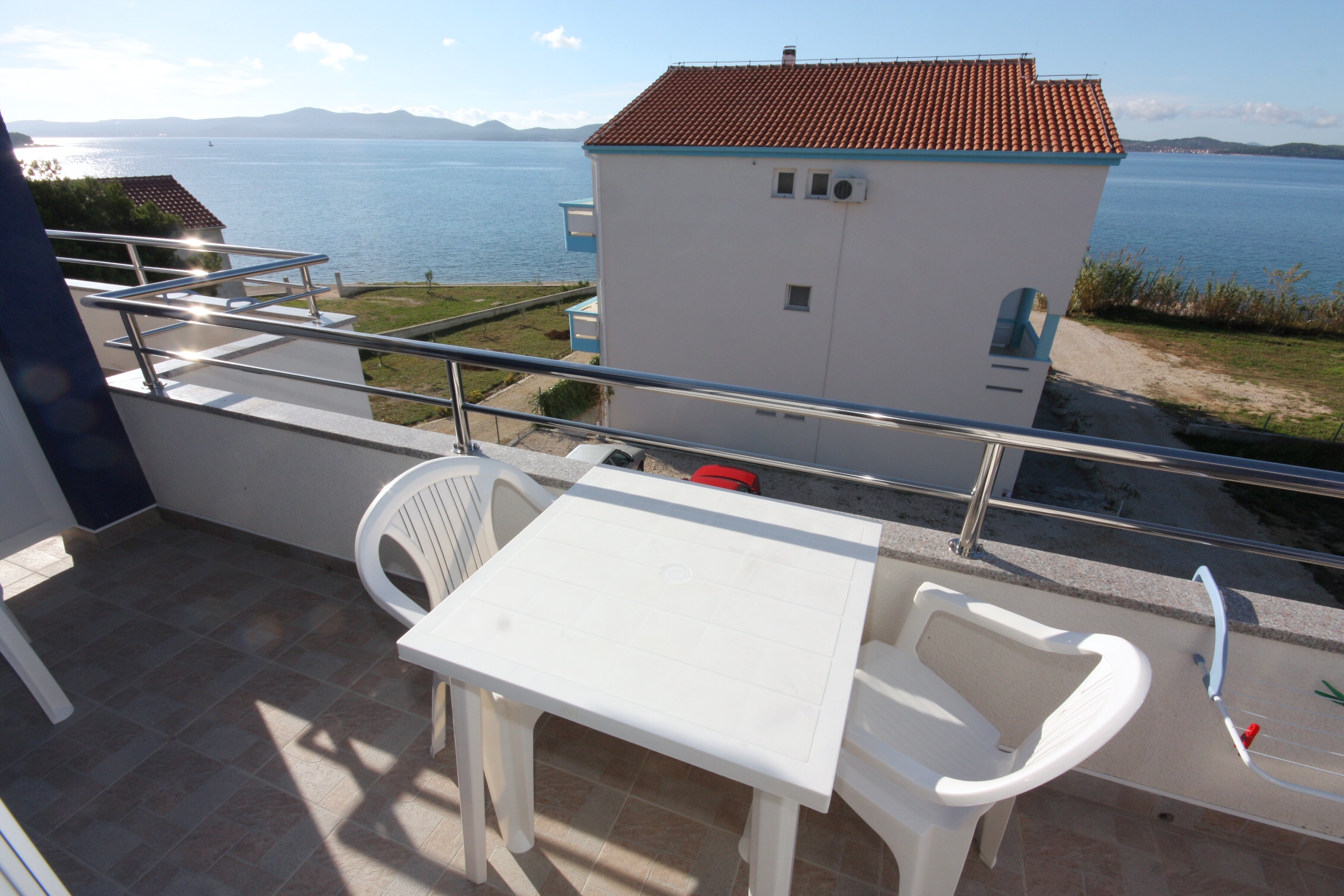 Studio flat with balcony and sea view Bibinje, Zadar (AS-5916-d)