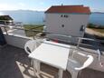 Bibinje, Balkon in the studio-apartment, with a sea view, (pet friendly) en WiFi.