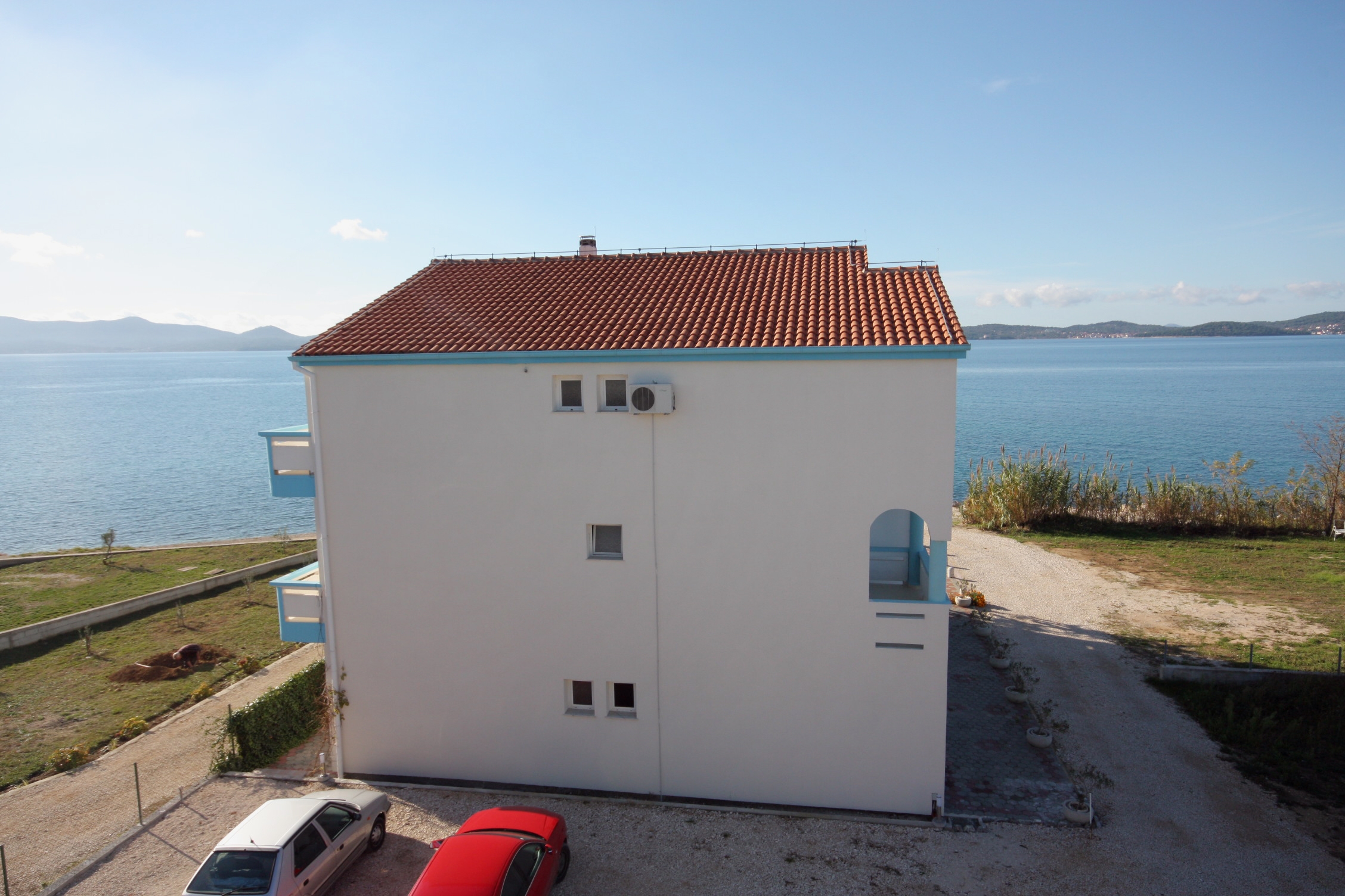 Studio flat with balcony and sea view Bibinje, Zadar (AS-5916-d)