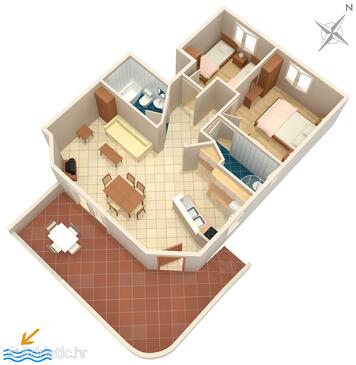 Plan Ivan Dolac, Plan in the apartment, dopusteni kucni ljubimci i WIFI.