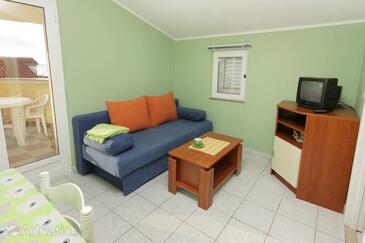 Living room Zadar - Diklo, Living room in the apartment, dostupna klima i WIFI.