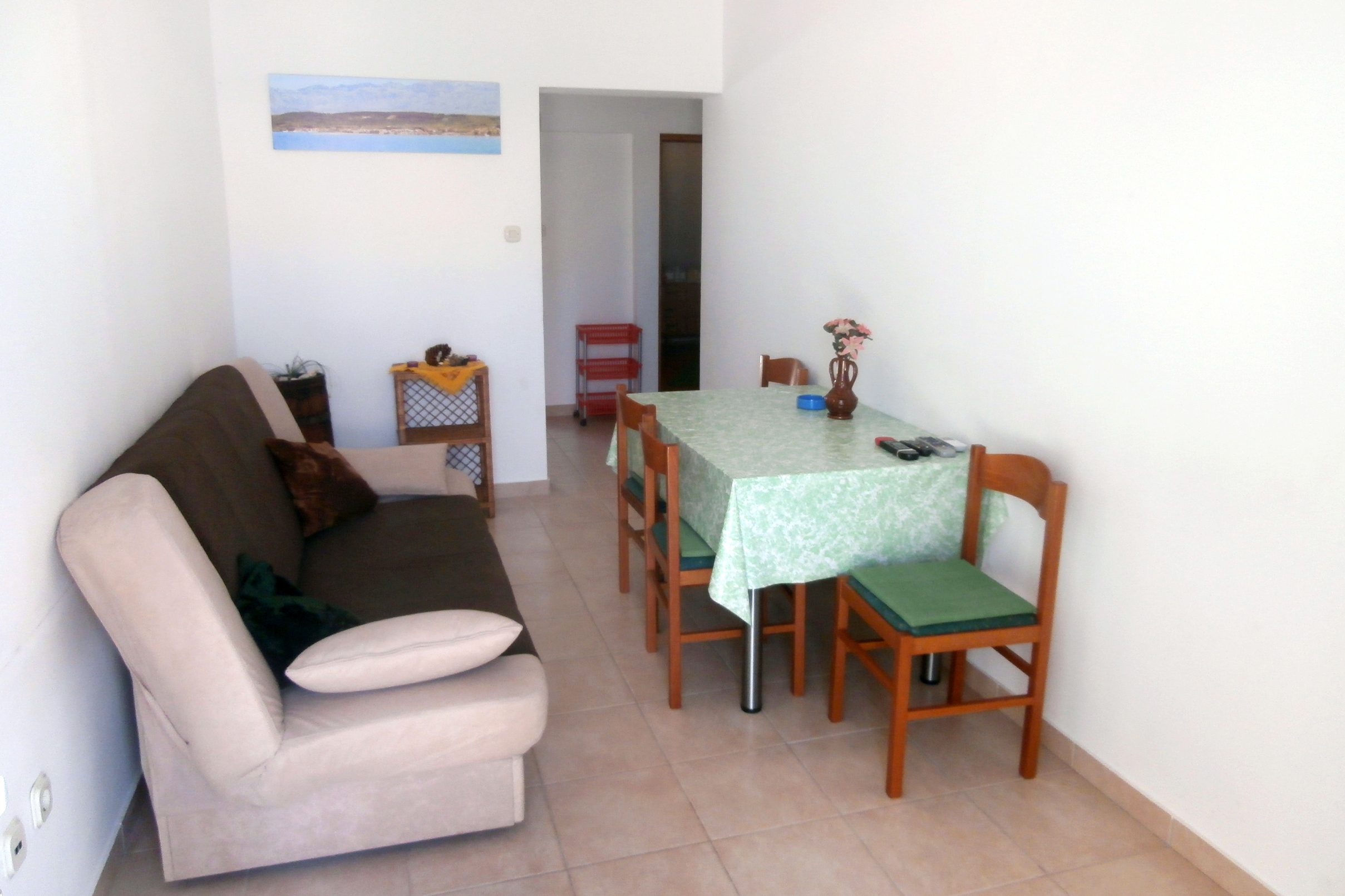 One bedroom apartment with terrace Ljubač, Zadar  A-a
