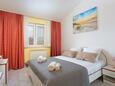 Ložnice Marina, Ložnice v ubytování typu apartment, domácí mazlíčci povoleni a WiFi.