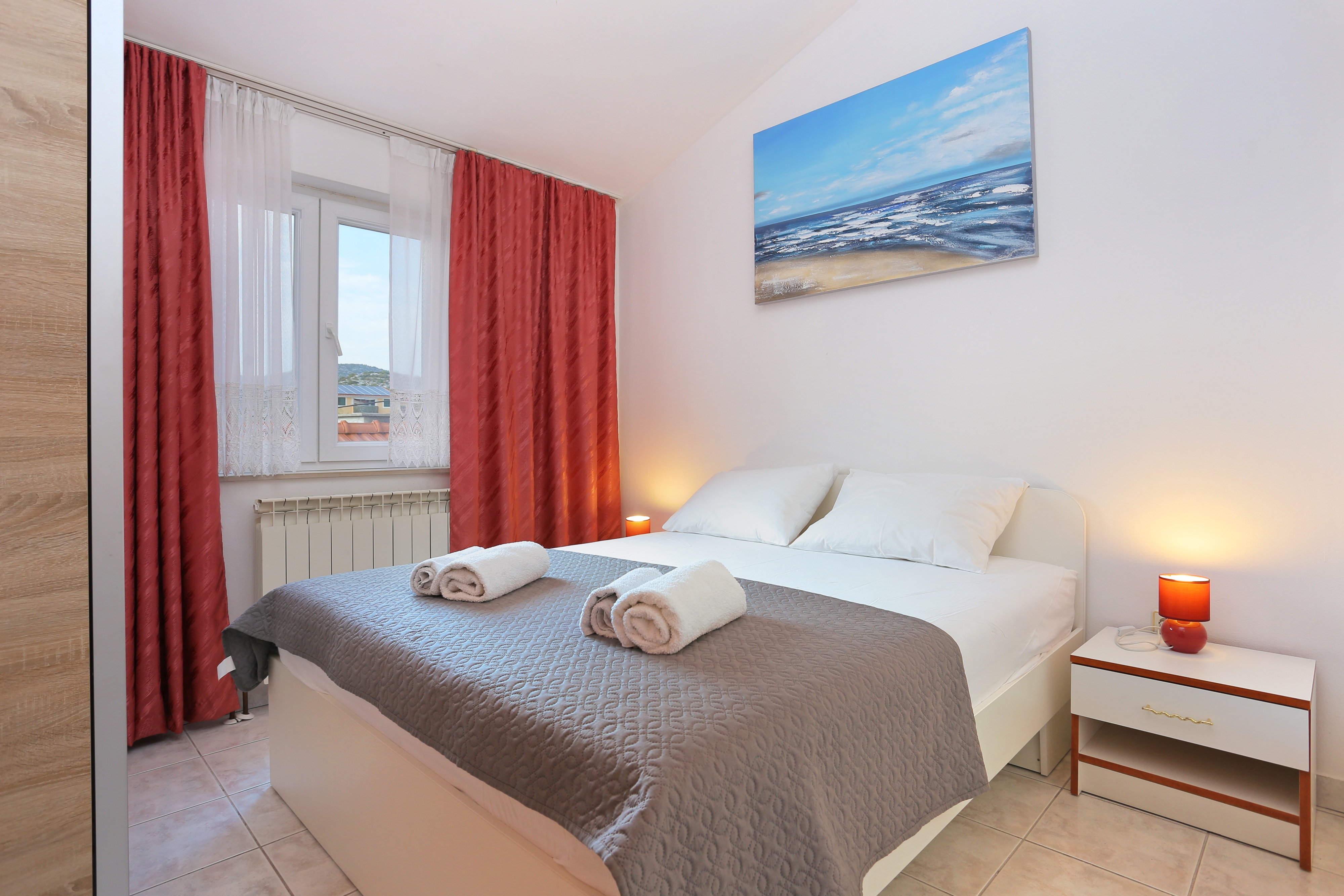 One bedroom apartment with air-conditioning Marina, Trogir (A-5953-d)