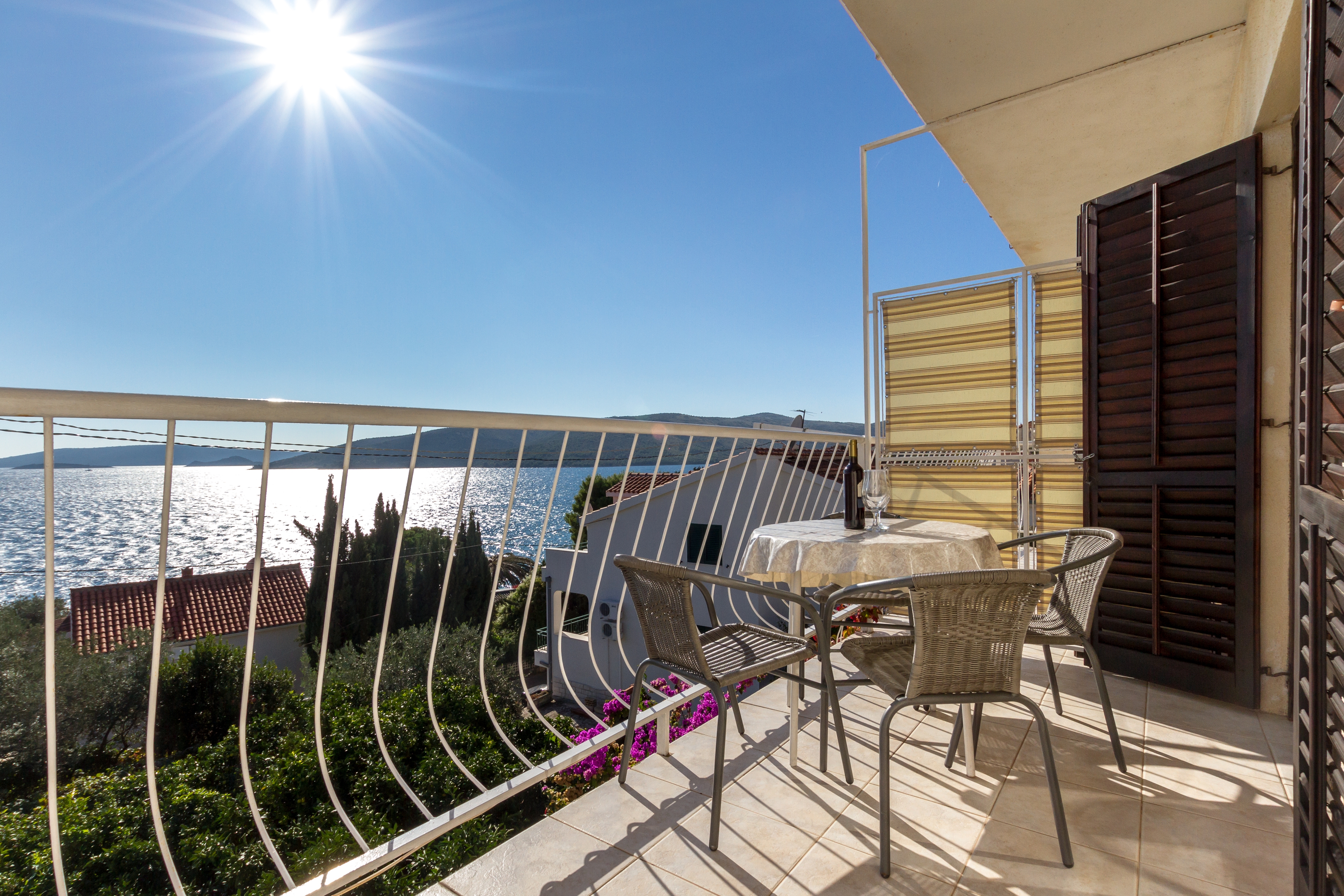 One bedroom apartment near beach Seget Vranjica, Trogir (A-5964-a)