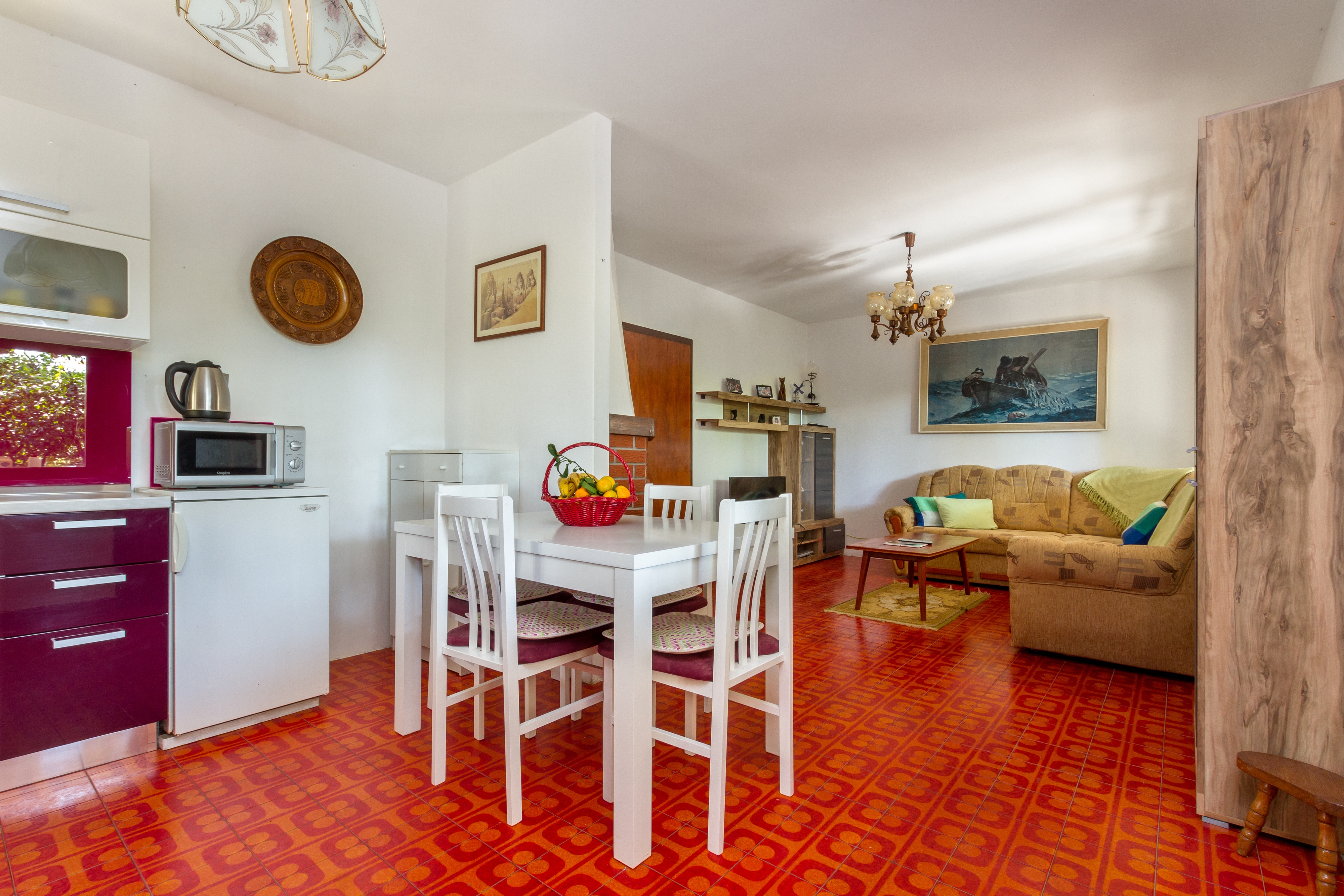 One bedroom apartment near beach Seget Vranjica, Trogir (A-5964-f)