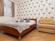 Спальня 1 Duće, Спальня 1 в размещении типа apartment, доступный кондиционер и WiFi.