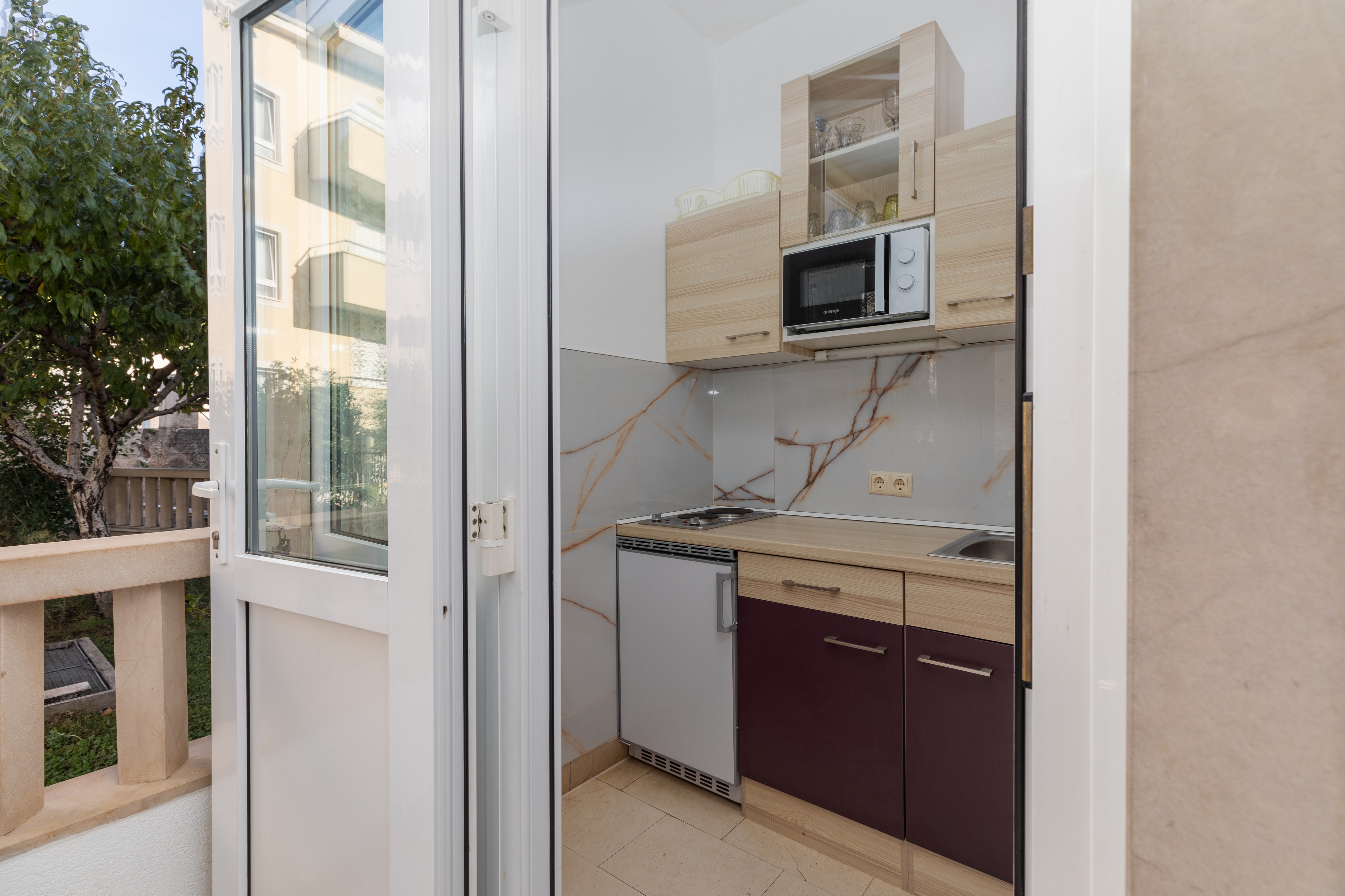 Two bedroom apartment with balcony Duće, Omiš (A-5973-b)