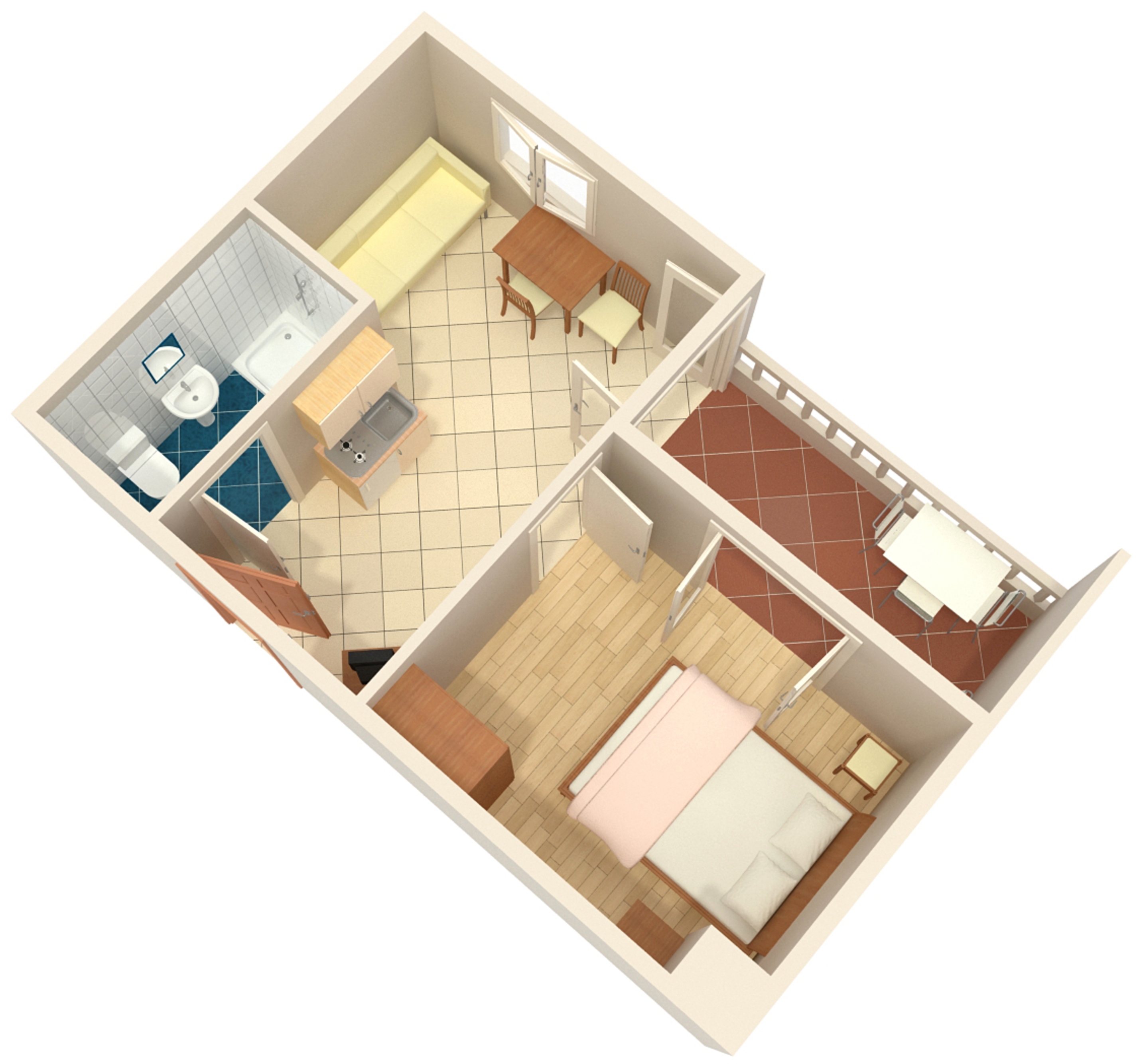 One bedroom apartment with balcony Duće, Omiš (A-5973-c)