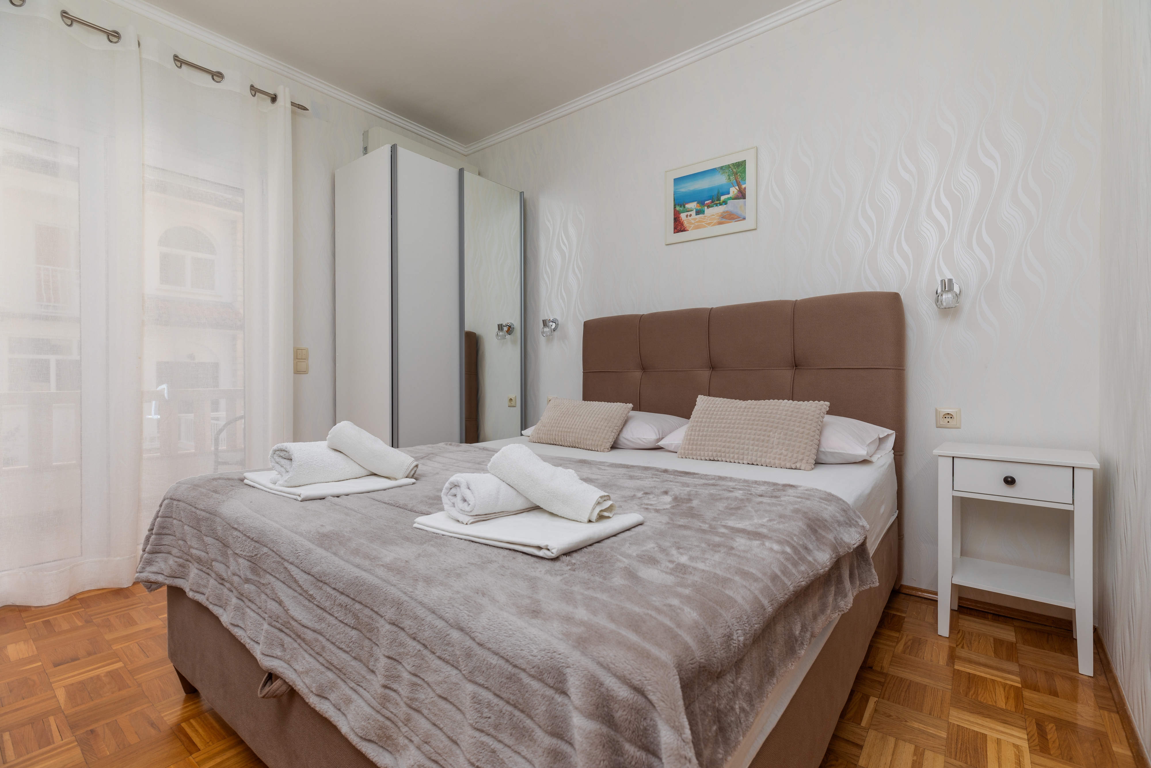 Studio flat with balcony Duće, Omiš (AS-5973-a)