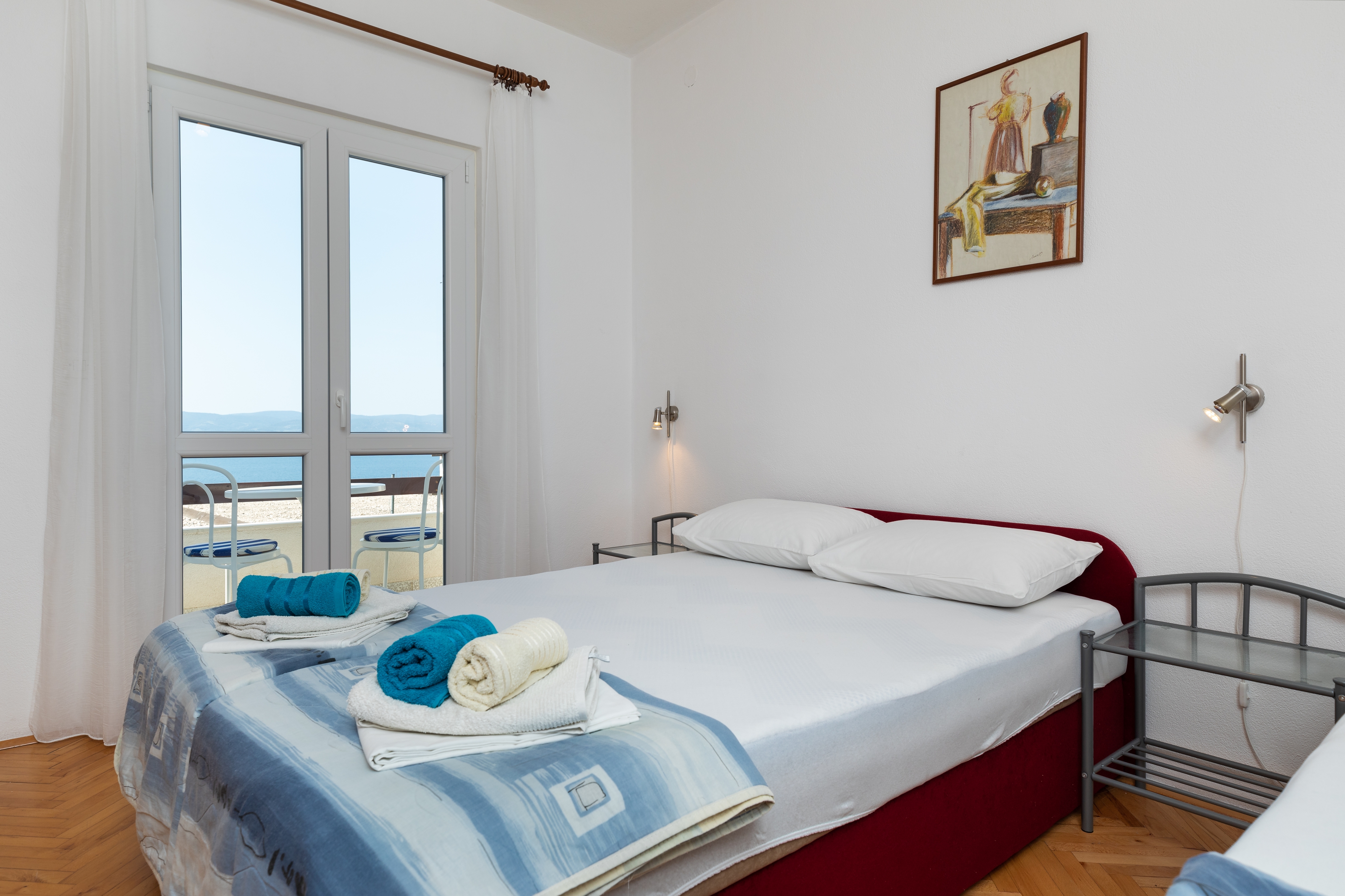Two bedroom apartment with terrace and sea view Pisak, Omiš (A-5975-a)