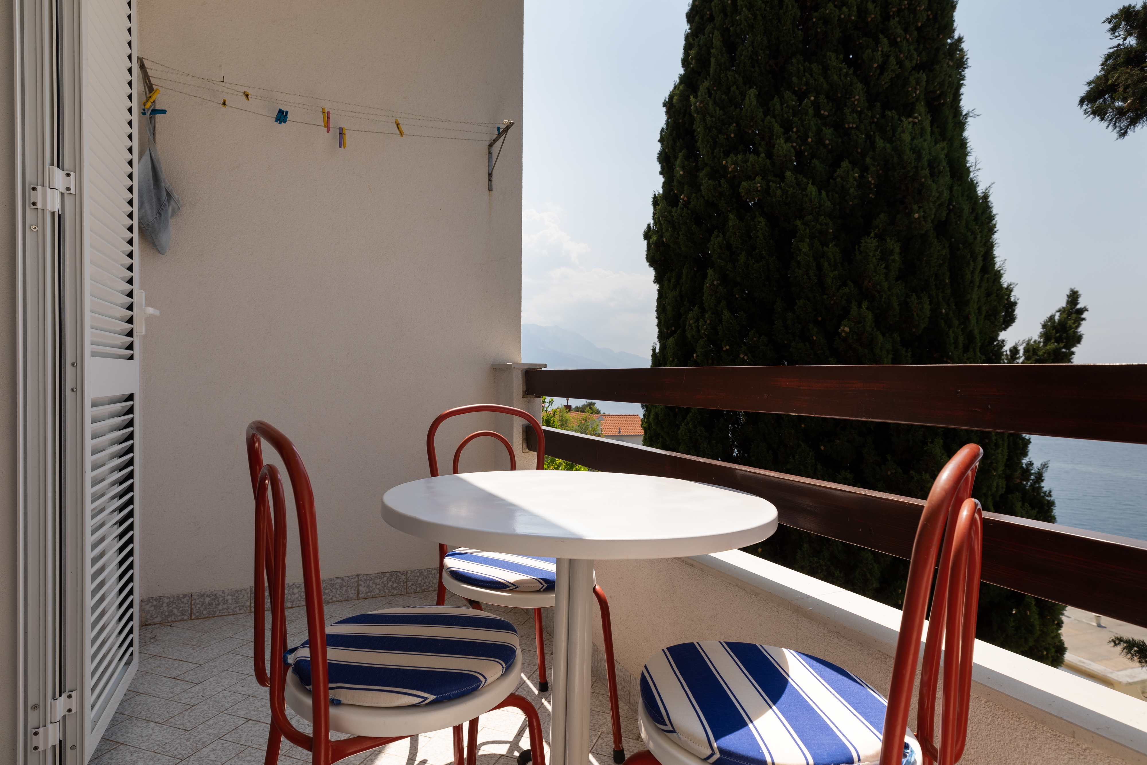 One bedroom apartment with balcony and sea view Pisak, Omiš  A-b