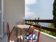 Pisak, Balcony in the apartment, with a sea view, (pet friendly) and WiFi.