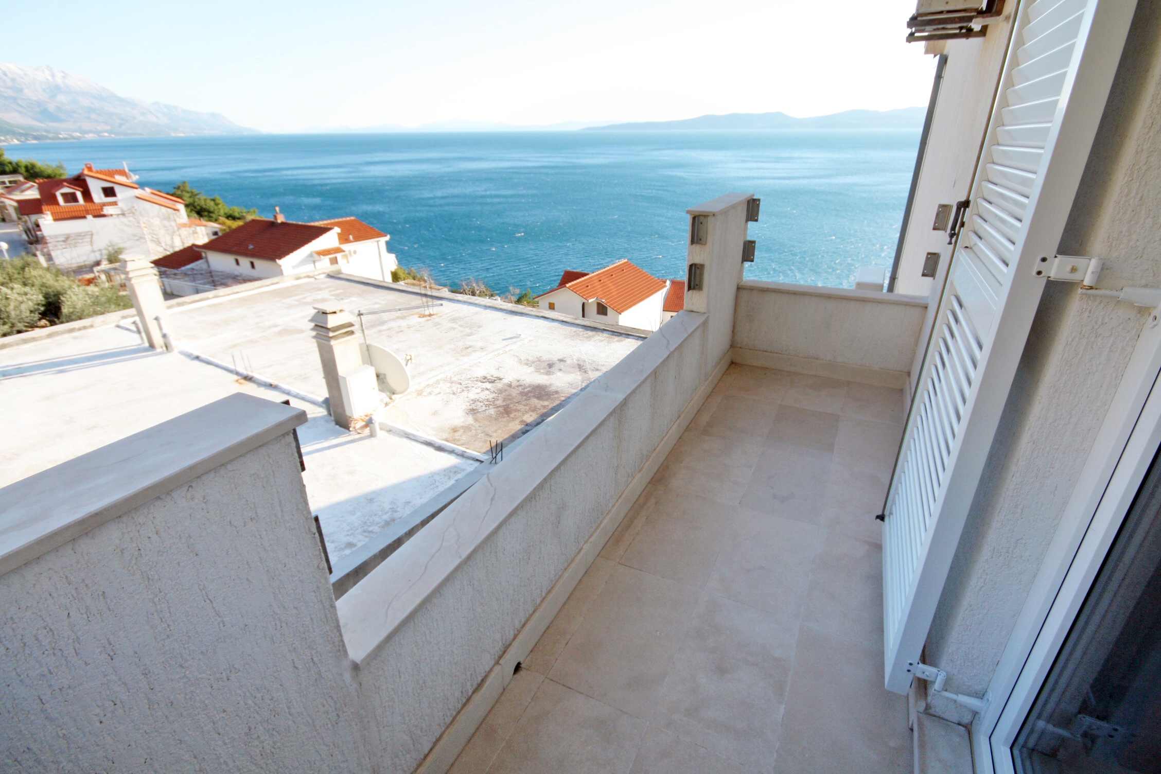 One bedroom apartment with balcony and sea view Pisak, Omiš  A-d