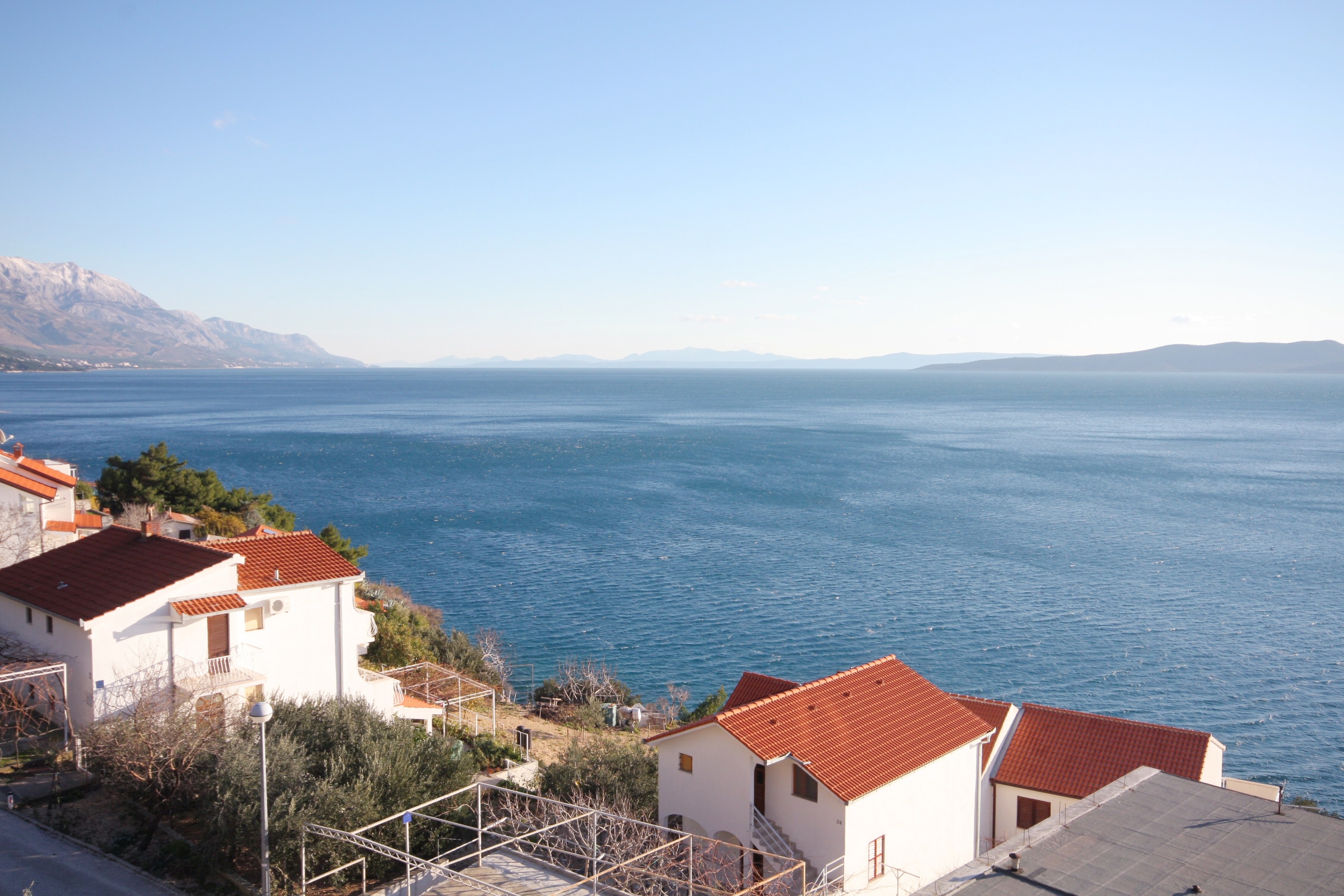 One bedroom apartment with balcony and sea view Pisak, Omiš  A-d