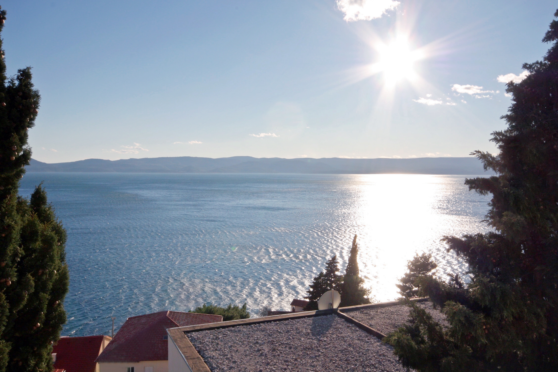 One bedroom apartment with balcony and sea view Pisak, Omiš  A-d