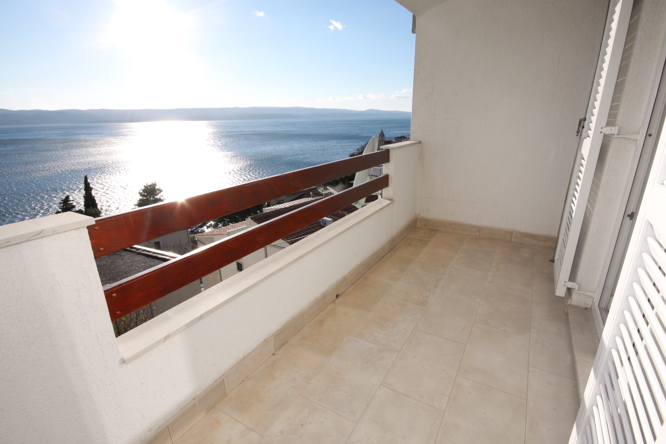 Two bedroom apartment with balcony and sea view Pisak, Omiš  A-e