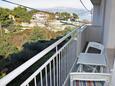 Slatine, Balcon dans l’hébergement en type apartment, avec la vue sur la mer et WiFi.