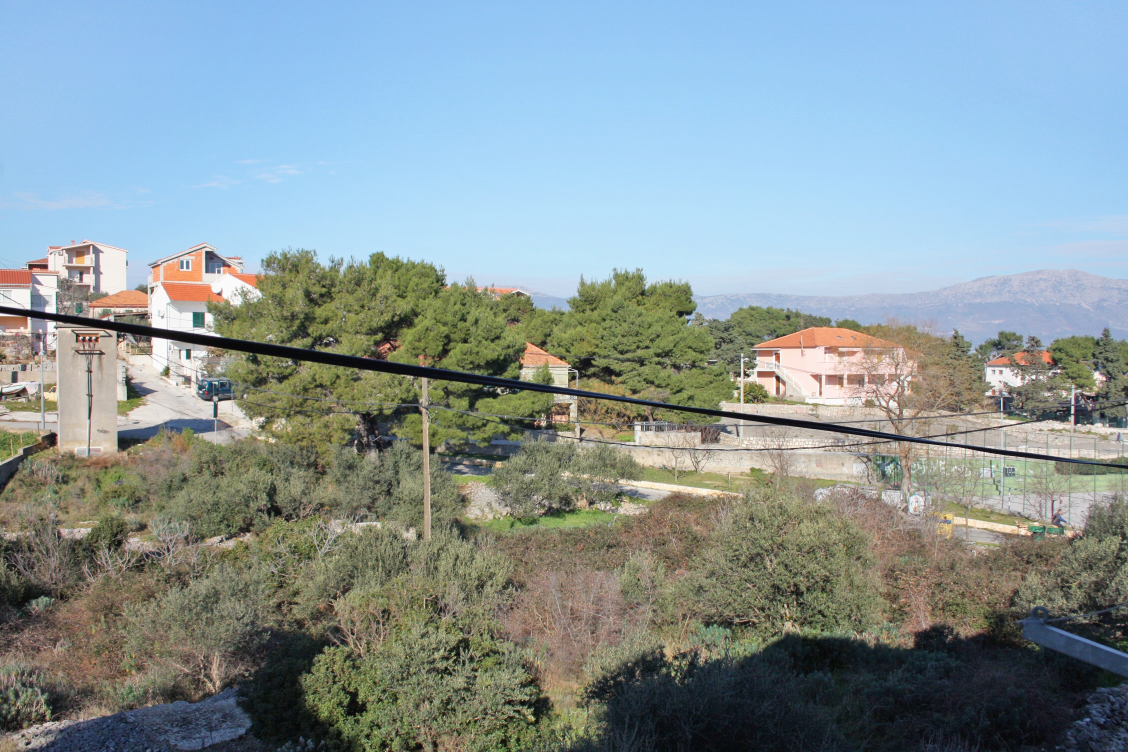 One bedroom apartment with balcony and sea view Slatine, Čiovo  A-a