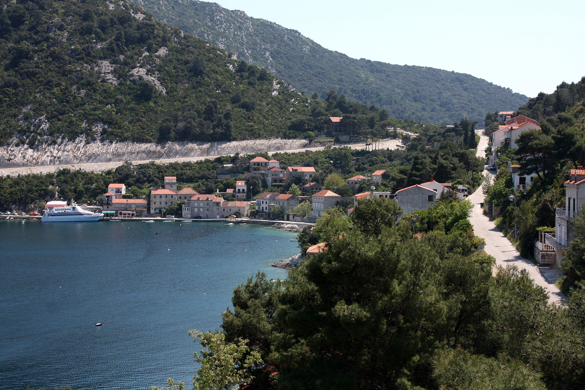 One bedroom apartment with balcony and sea view Sobra, Mljet  A-a