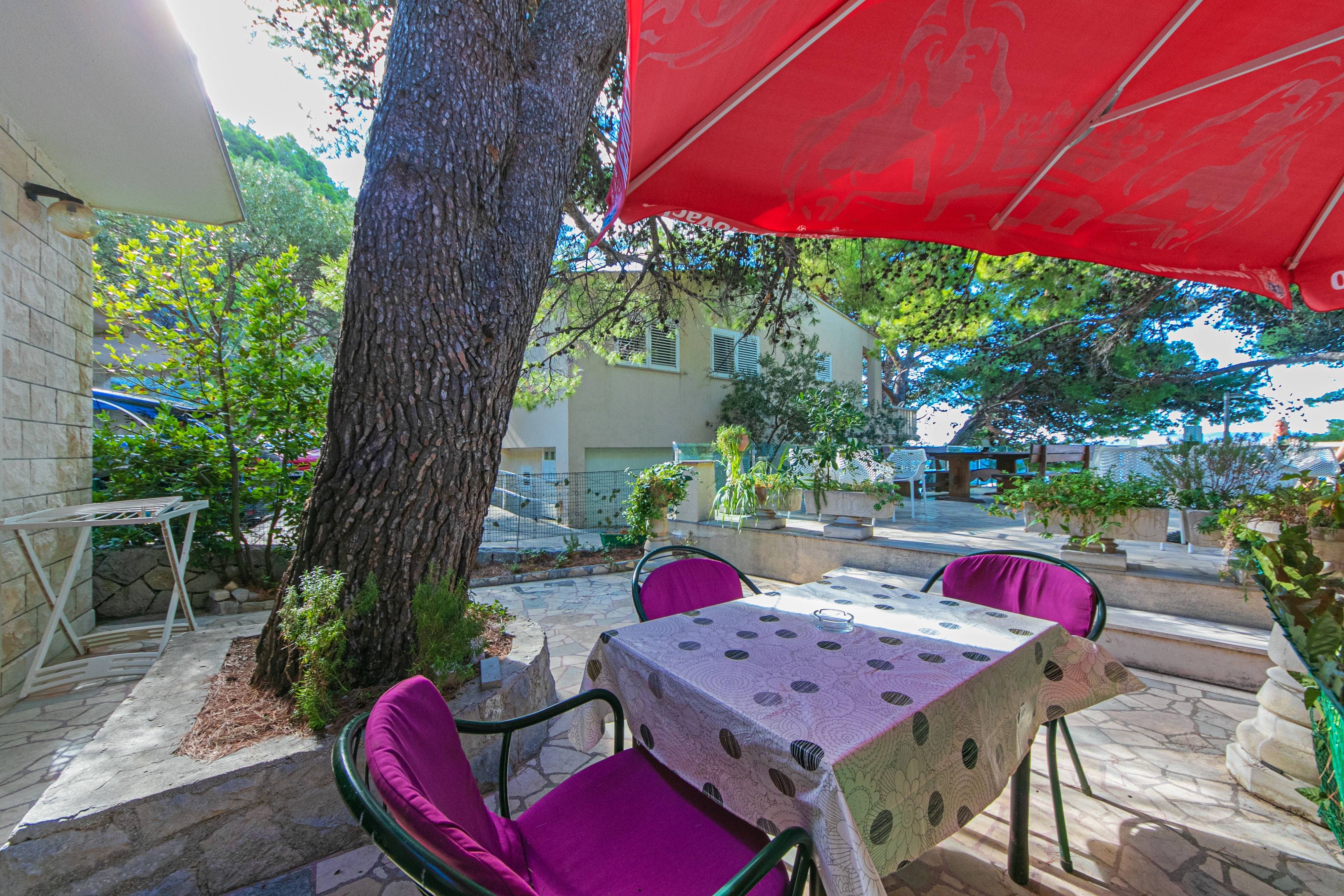 Studio flat near beach Brela, Makarska (AS-6007-a)