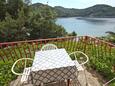 Shared terrace Saplunara, Shared terrace in the room, s pogledom na more i dopusteni kucni ljubimci.