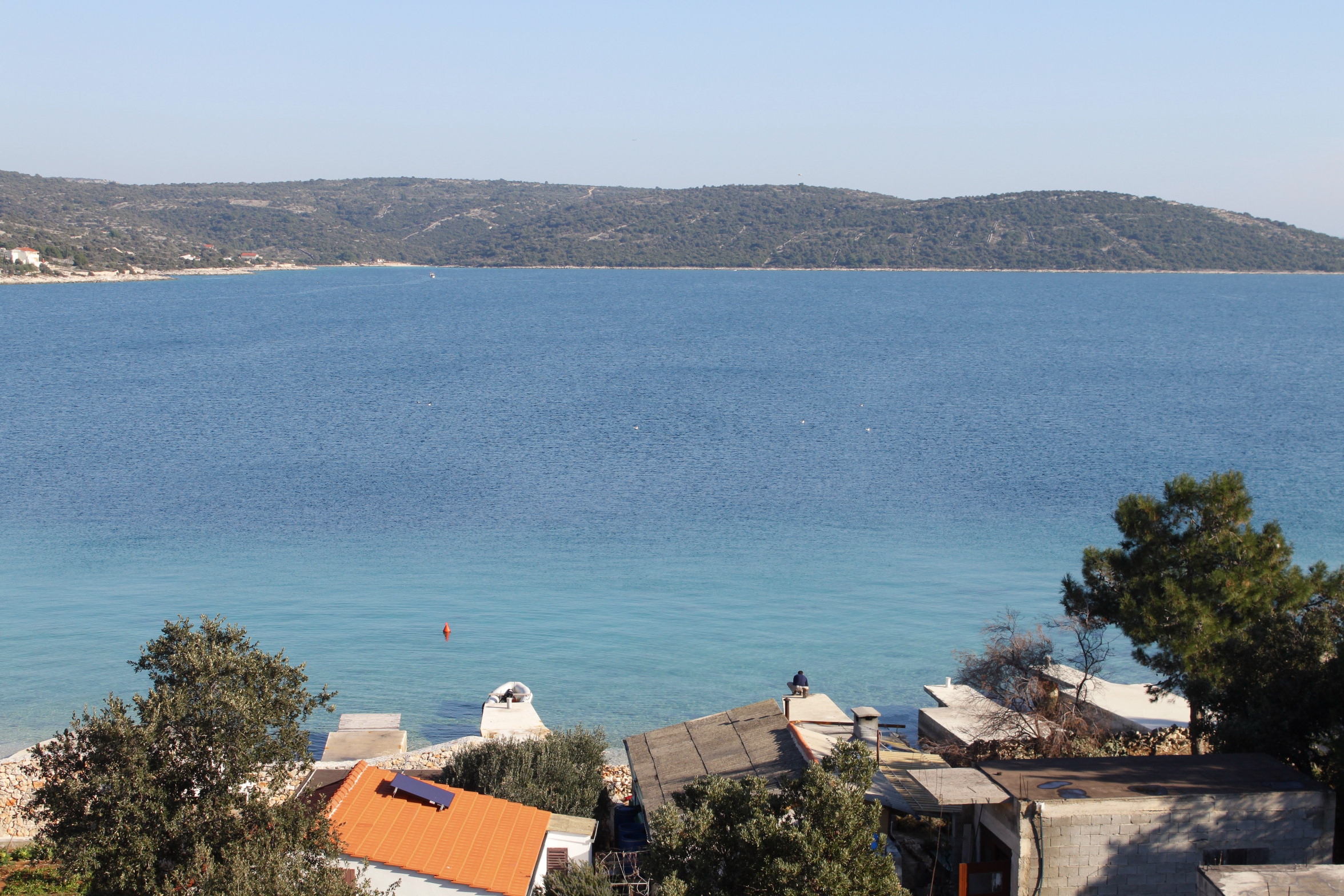 Three bedroom apartment with terrace and sea view Sevid, Trogir (A-6024-a)